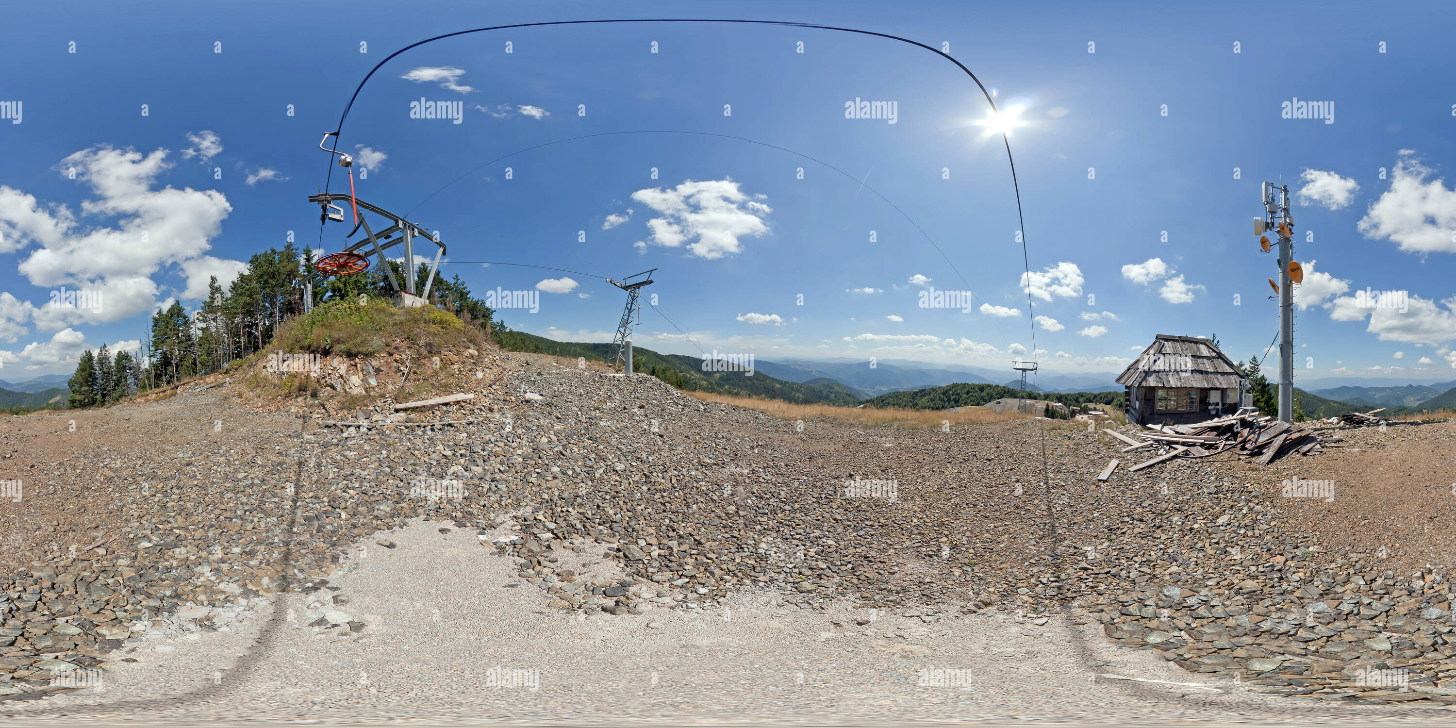 Vue panoramique à 360° de Iver Skijaliste Avgust 2011