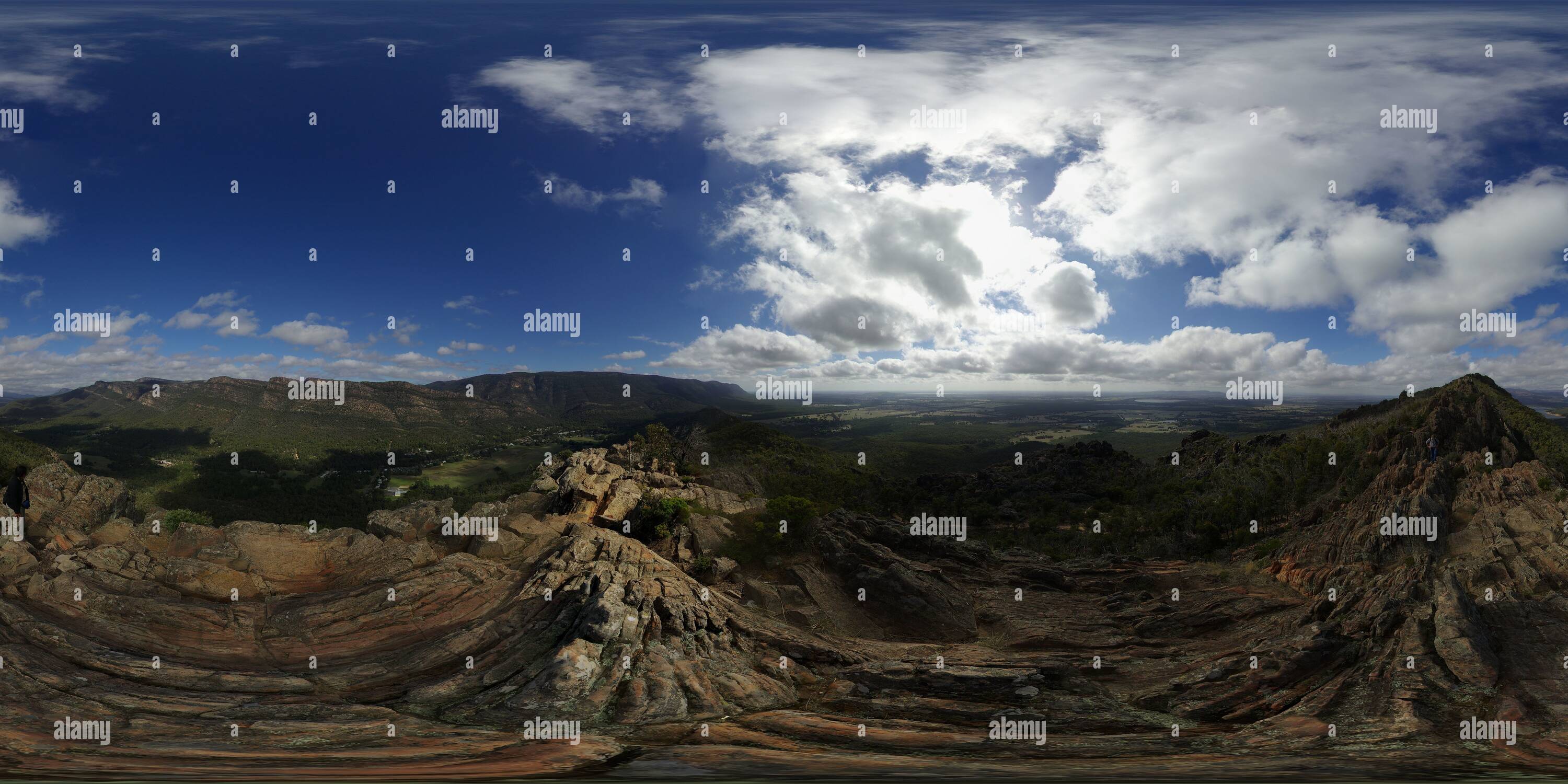 Vue panoramique à 360° de Le Boronia Peak