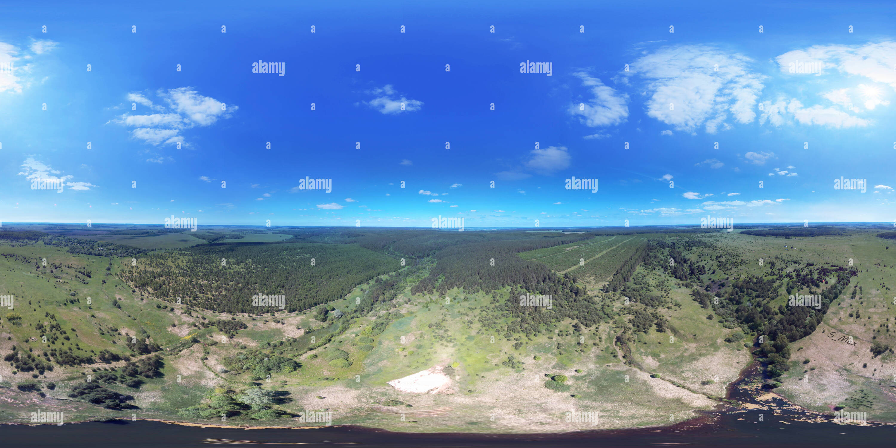 Vue panoramique à 360° de Krasnogorka