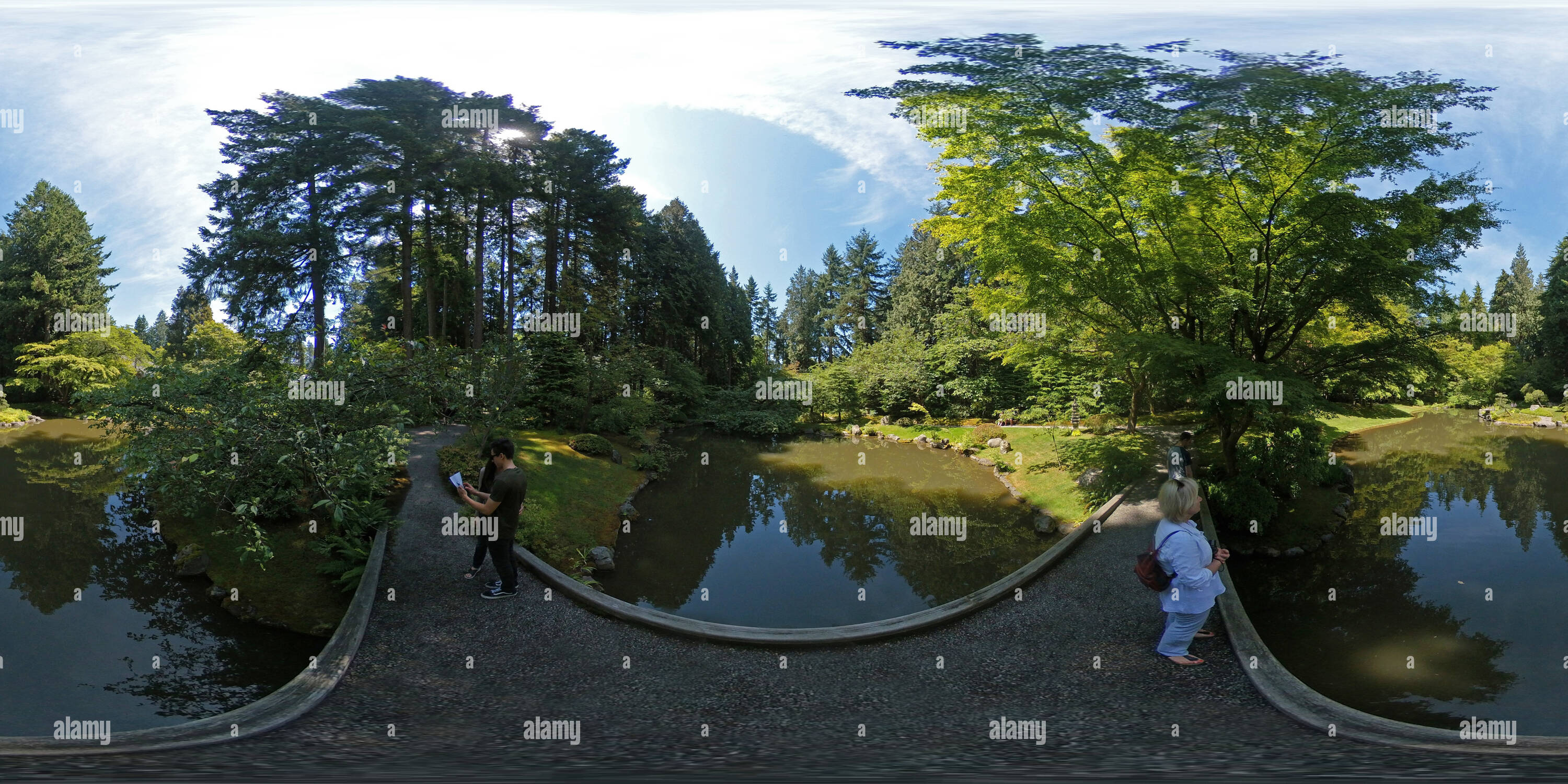 Vue panoramique à 360° de Nitobe Memorial Garden, Vancouver