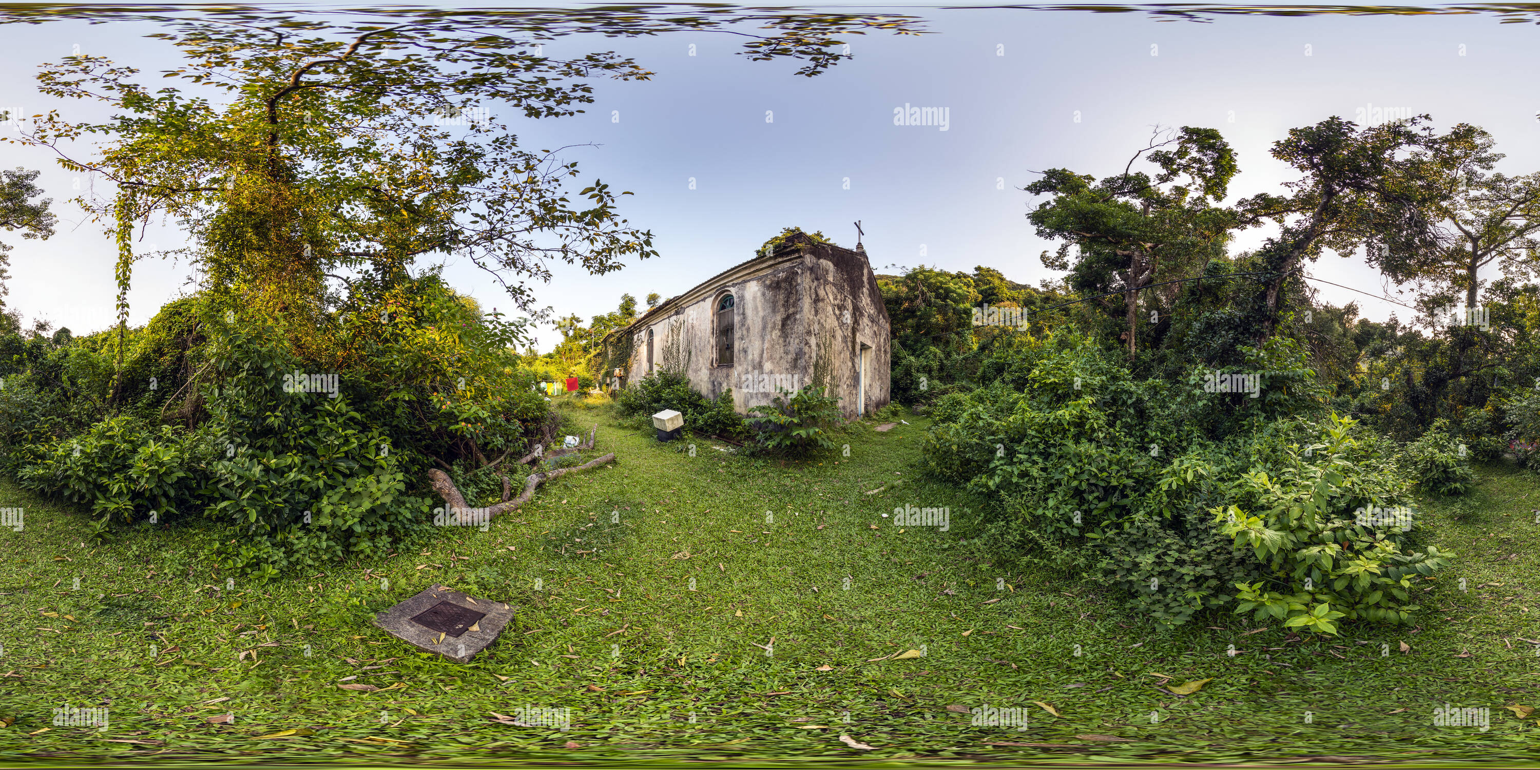 Visualizzazione panoramica a 360 gradi di Cappella della Sacra Famiglia(西貢赤徑聖家小堂), Chek Kang Village, Sai Kung, HK