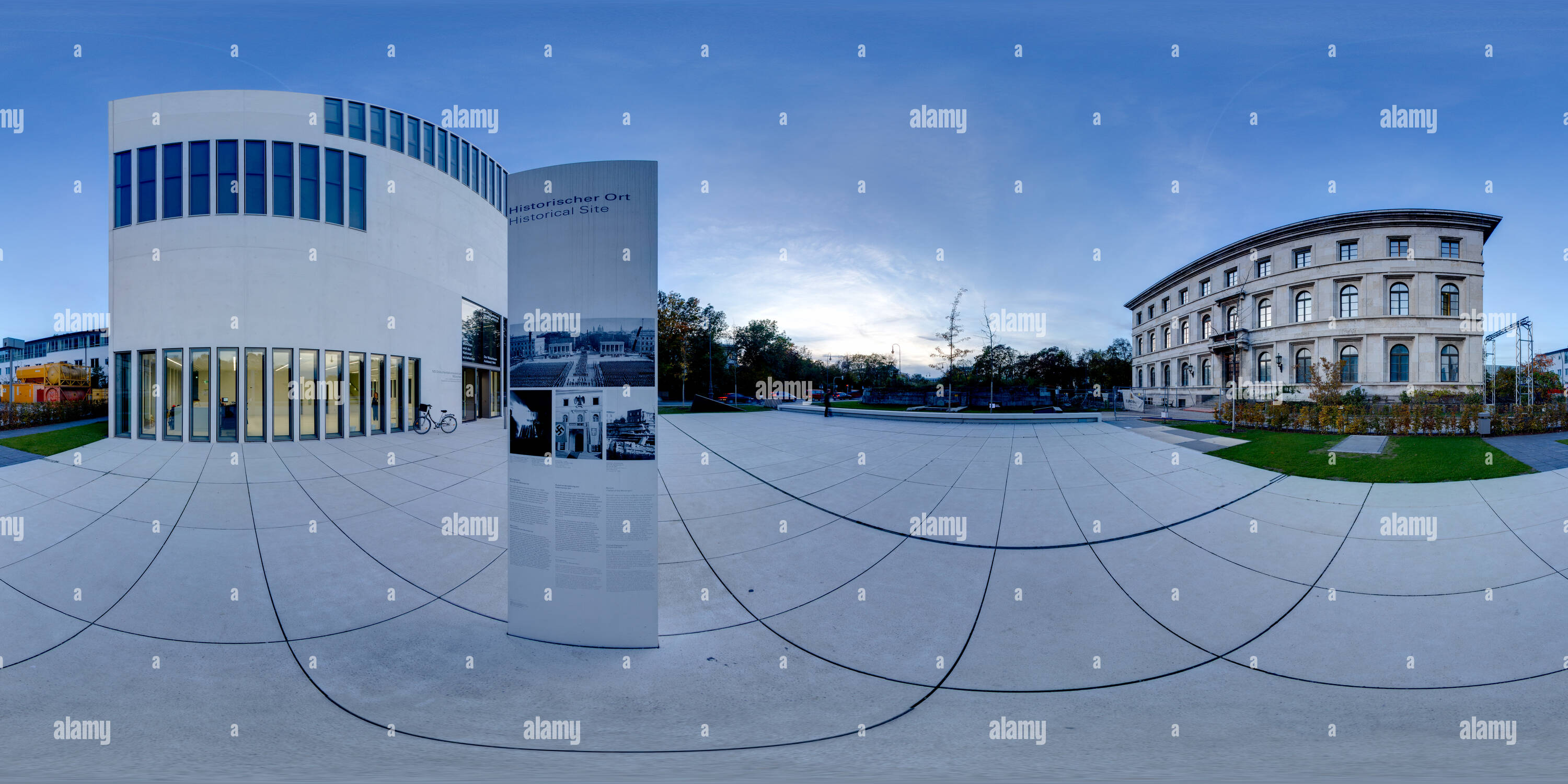 Visualizzazione panoramica a 360 gradi di Il Centro di documentazione di Monaco per la storia del socialismo nazionale