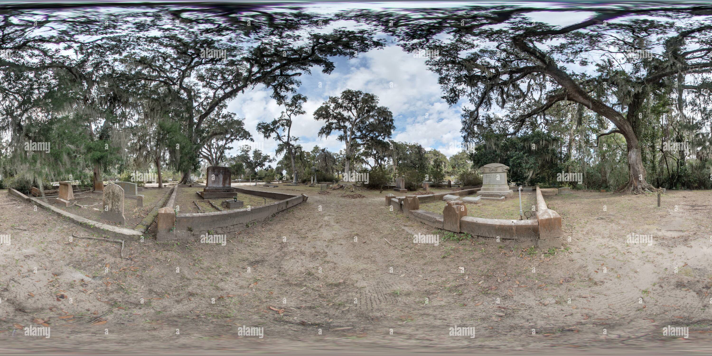Visualizzazione panoramica a 360 gradi di Il cimitero Bonaventura