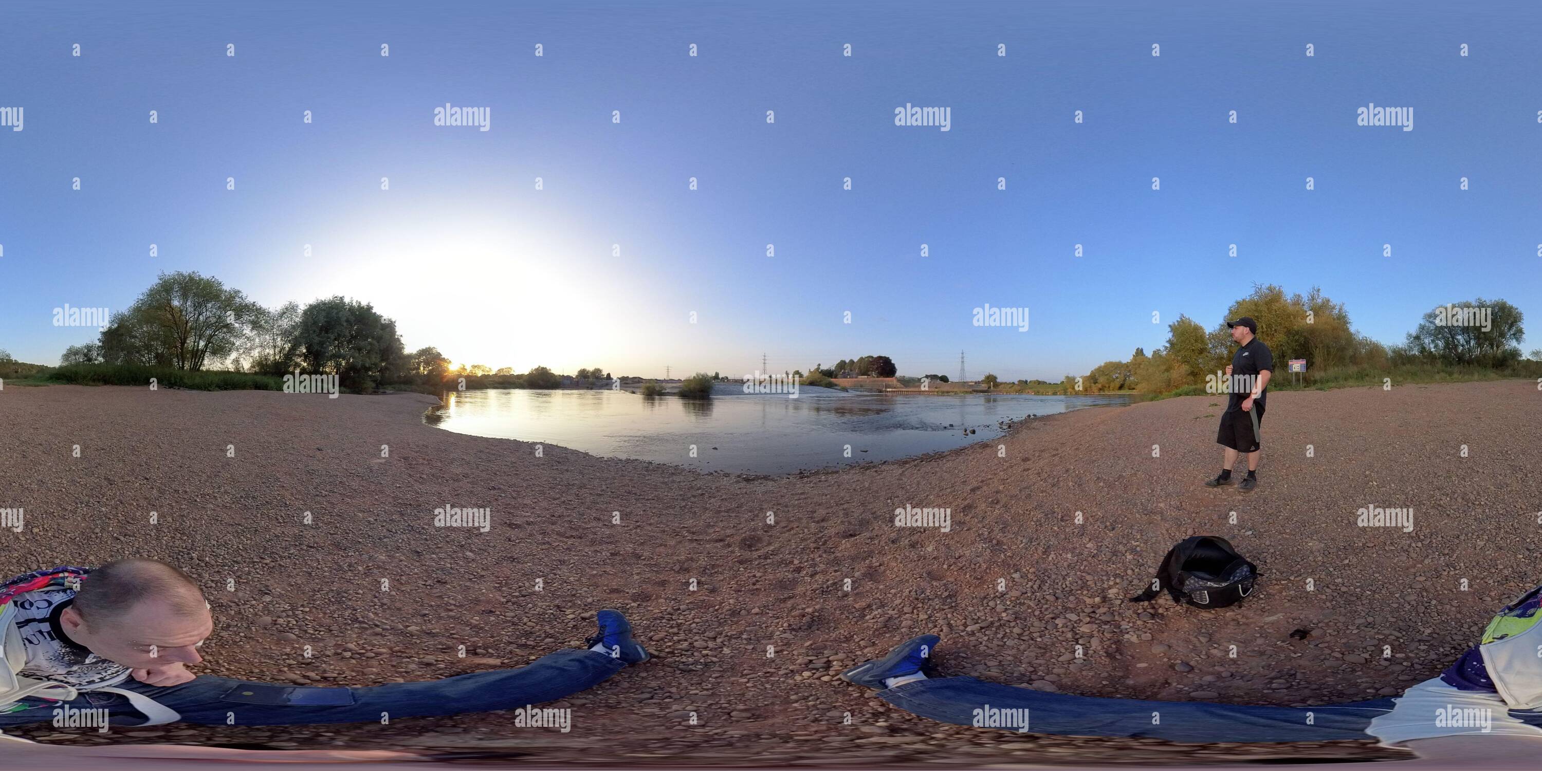 Visualizzazione panoramica a 360 gradi di Una foto del 360 di Clifton Weir