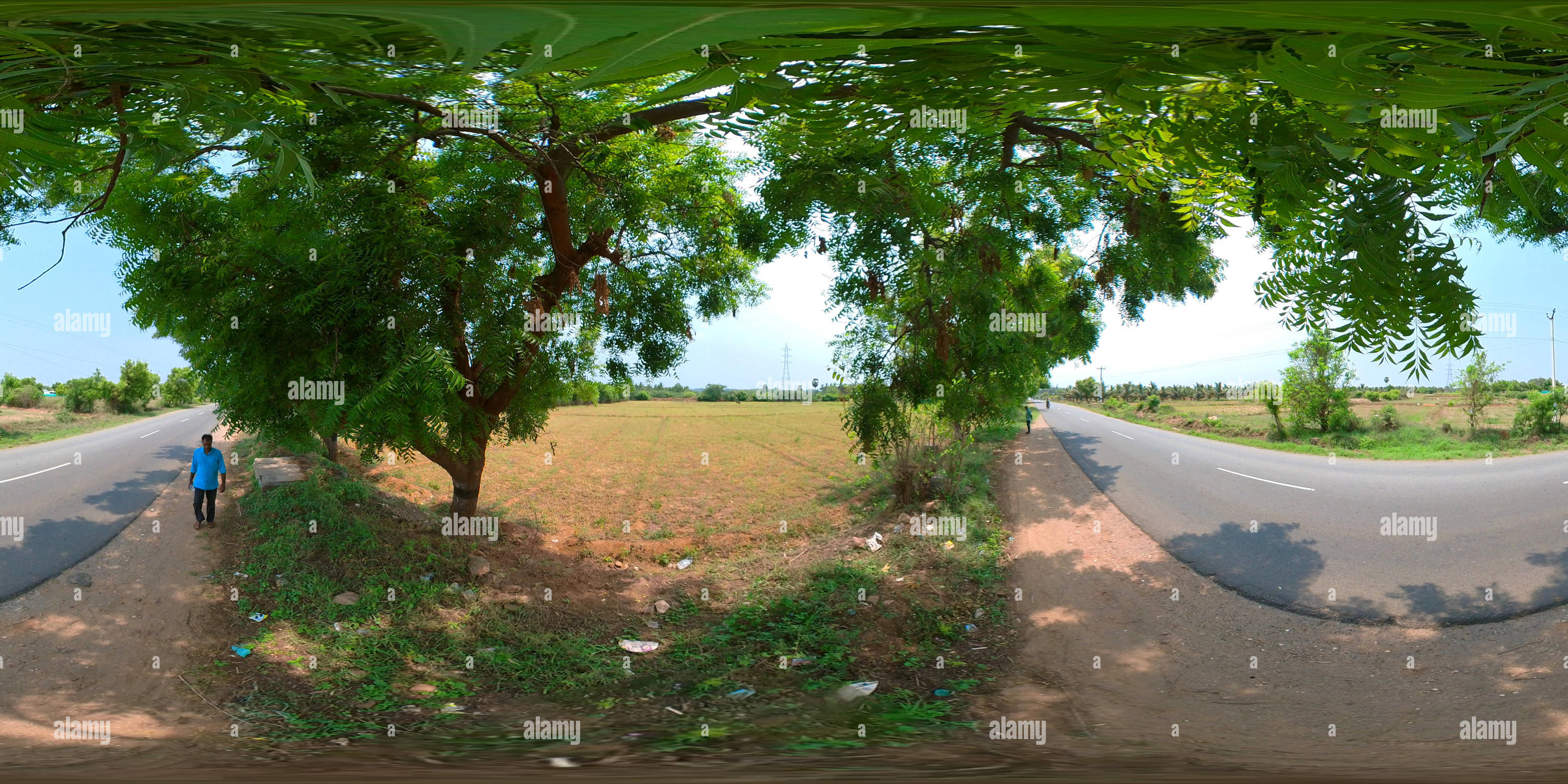 Visualizzazione panoramica a 360 gradi di kankayam kodumudi strada 2