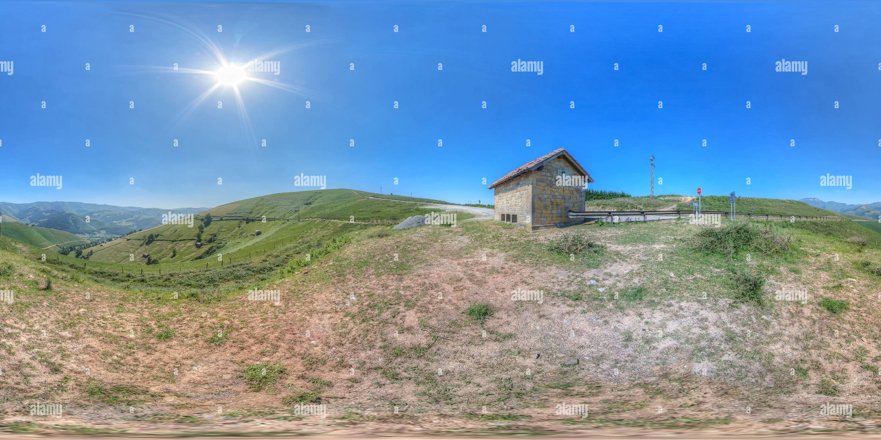 Visualizzazione panoramica a 360 gradi di Cantabria, Valles Pasiegos