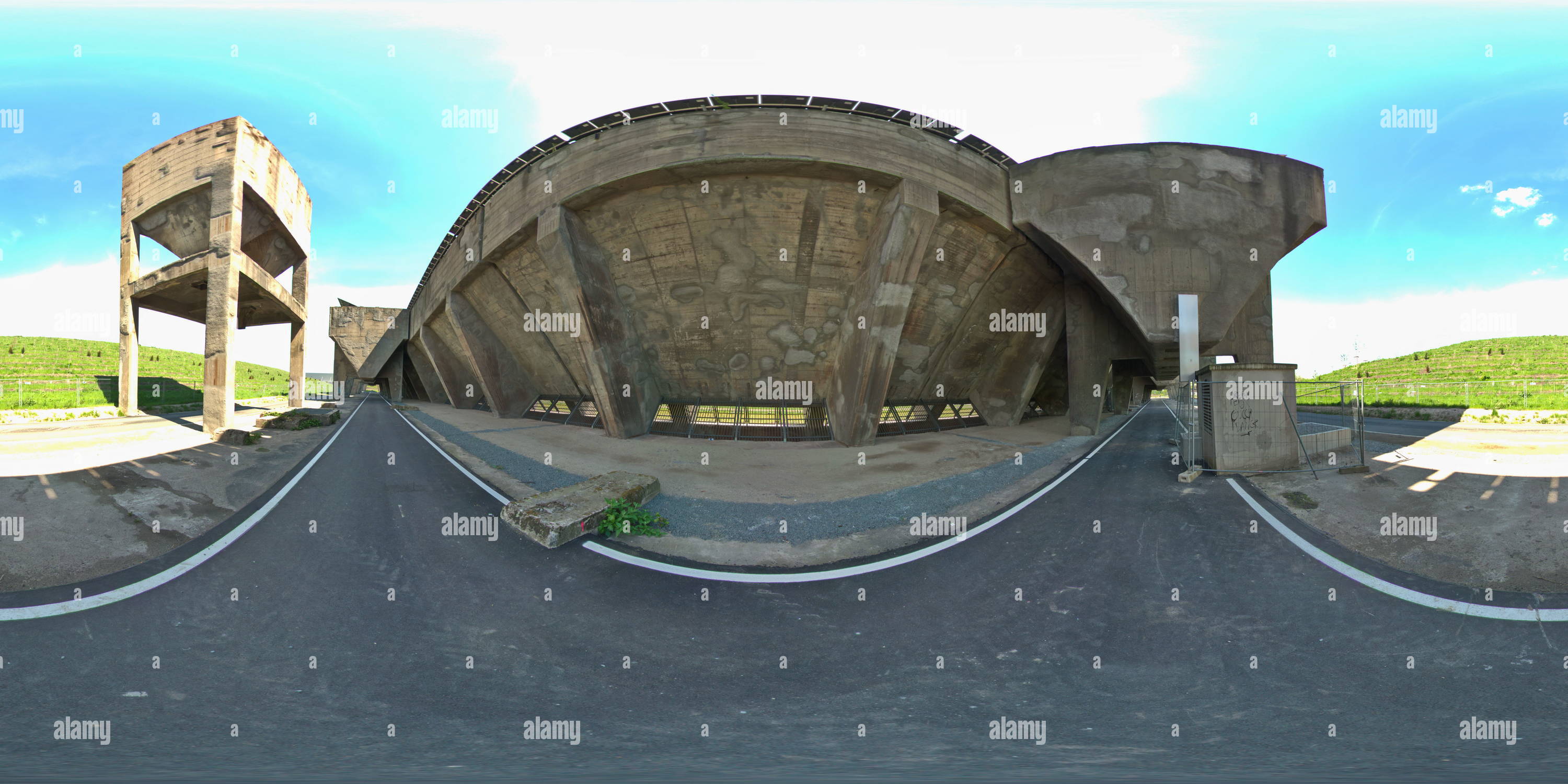 Visualizzazione panoramica a 360 gradi di Ore bunker a Schalker Verein, II