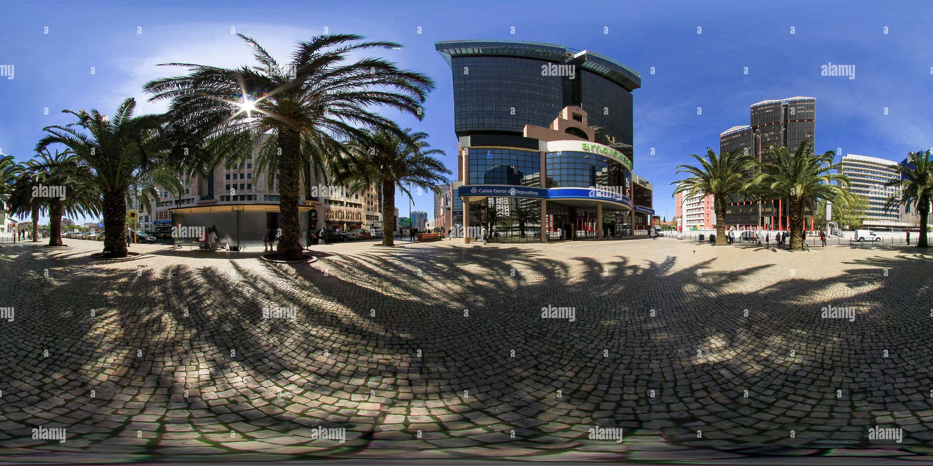 Visualizzazione panoramica a 360 gradi di Amoreiras Tower