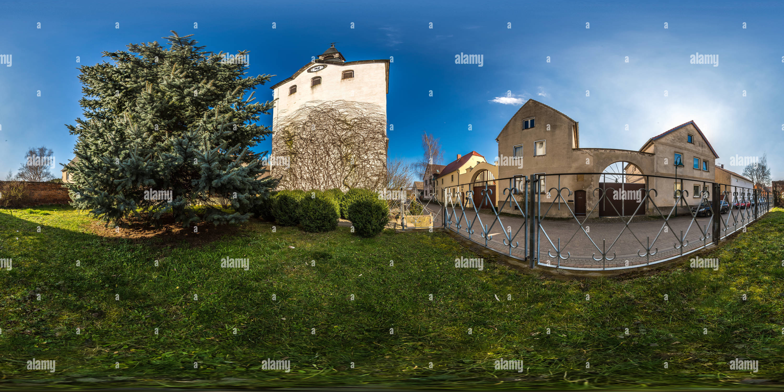 Visualizzazione panoramica a 360 gradi di Kirche Werkleitz