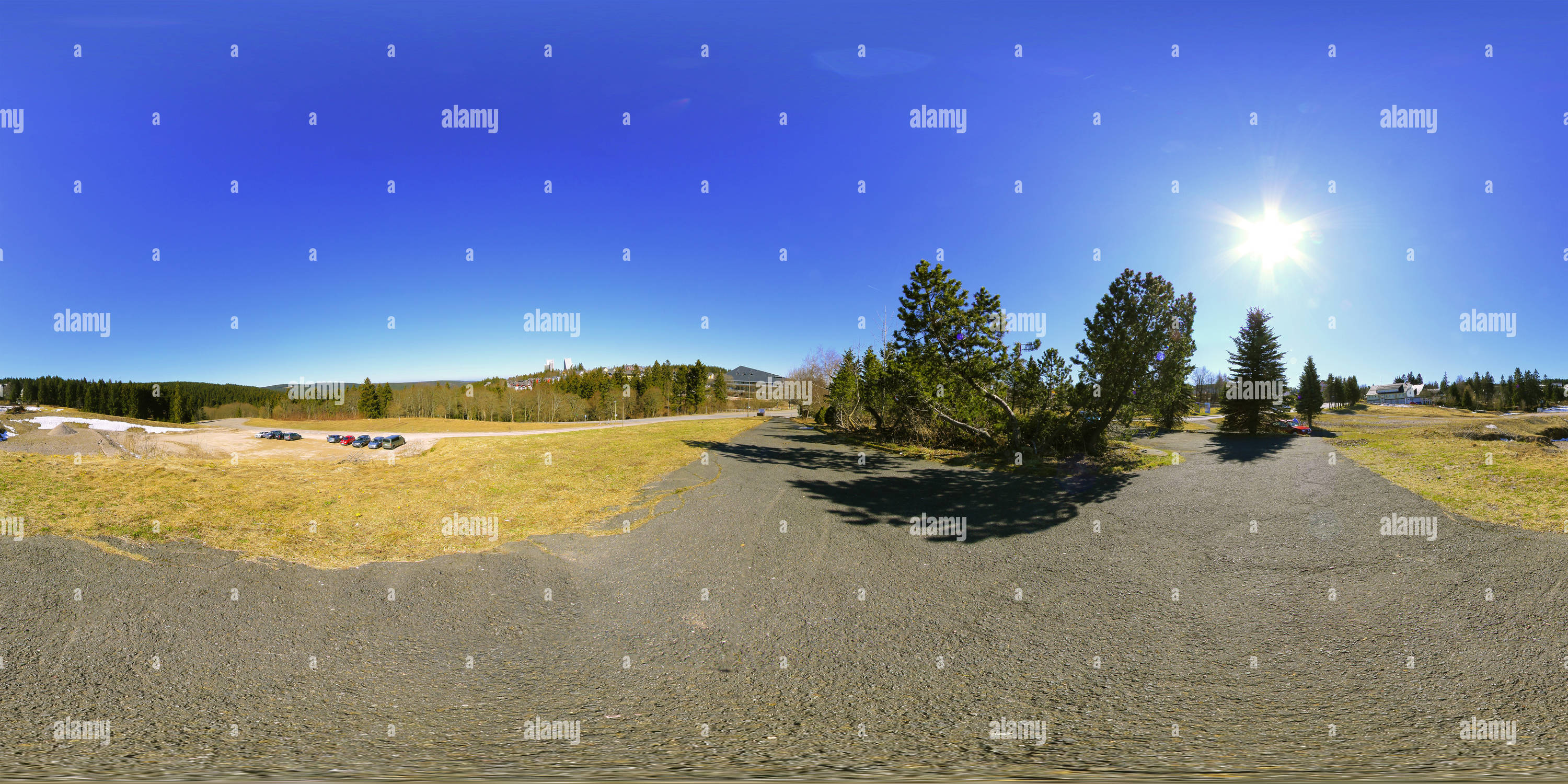 Visualizzazione panoramica a 360 gradi di Oberhof, Thuringa, Frank Ellmerich