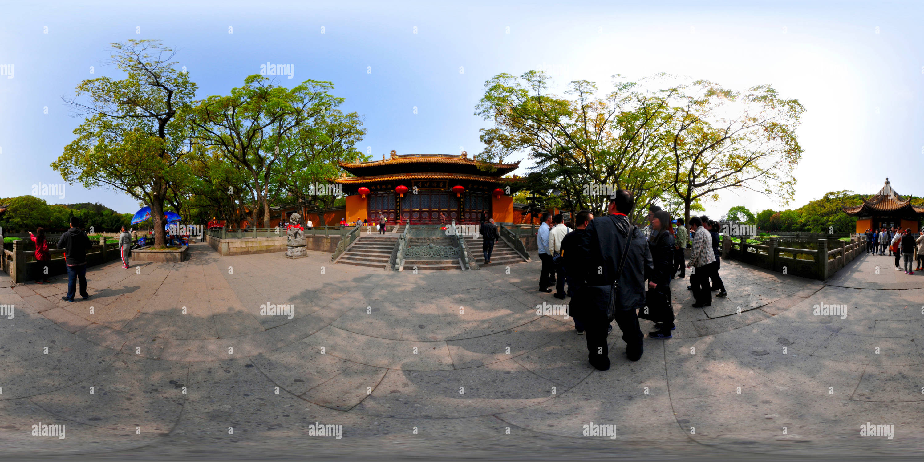 Visualizzazione panoramica a 360 gradi di Tempio Puji 普济禅寺 (198)