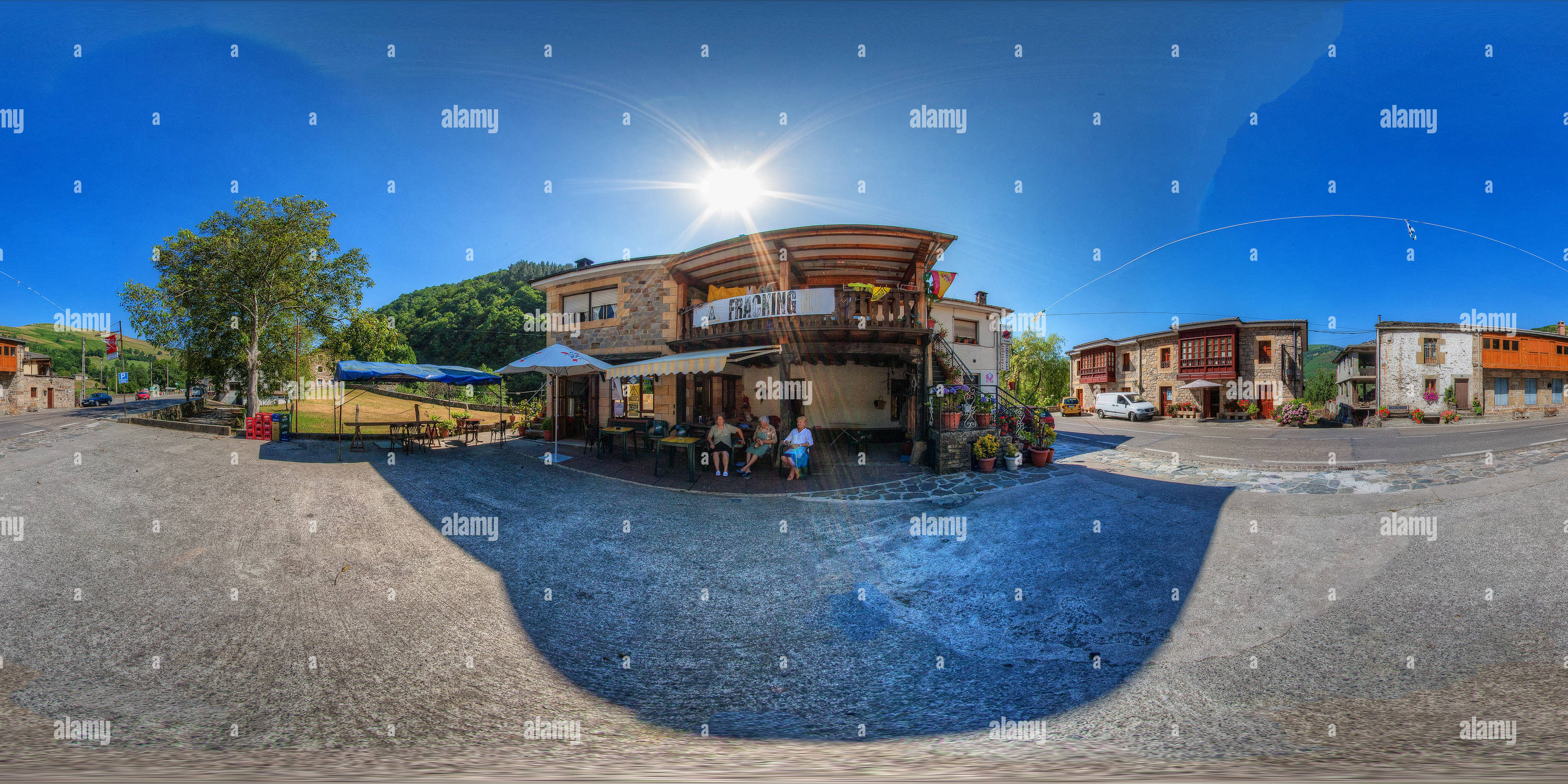 Visualizzazione panoramica a 360 gradi di Vega de Pas, Cantabria