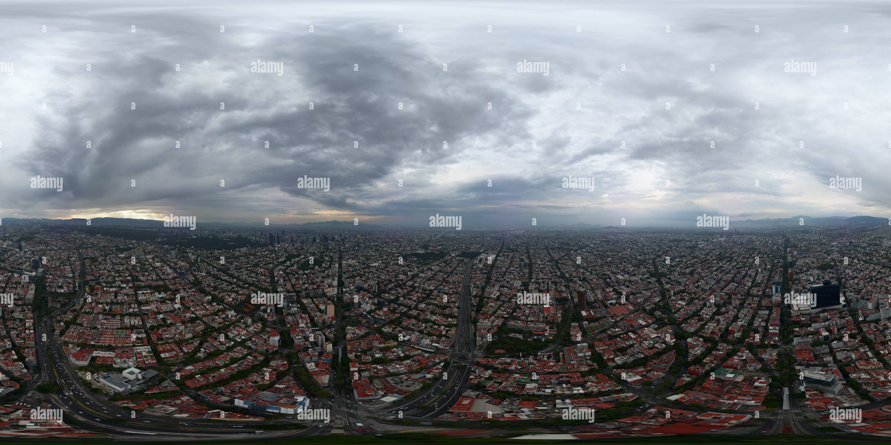 Visualizzazione panoramica a 360 gradi di Amatlan Estado de Mexico