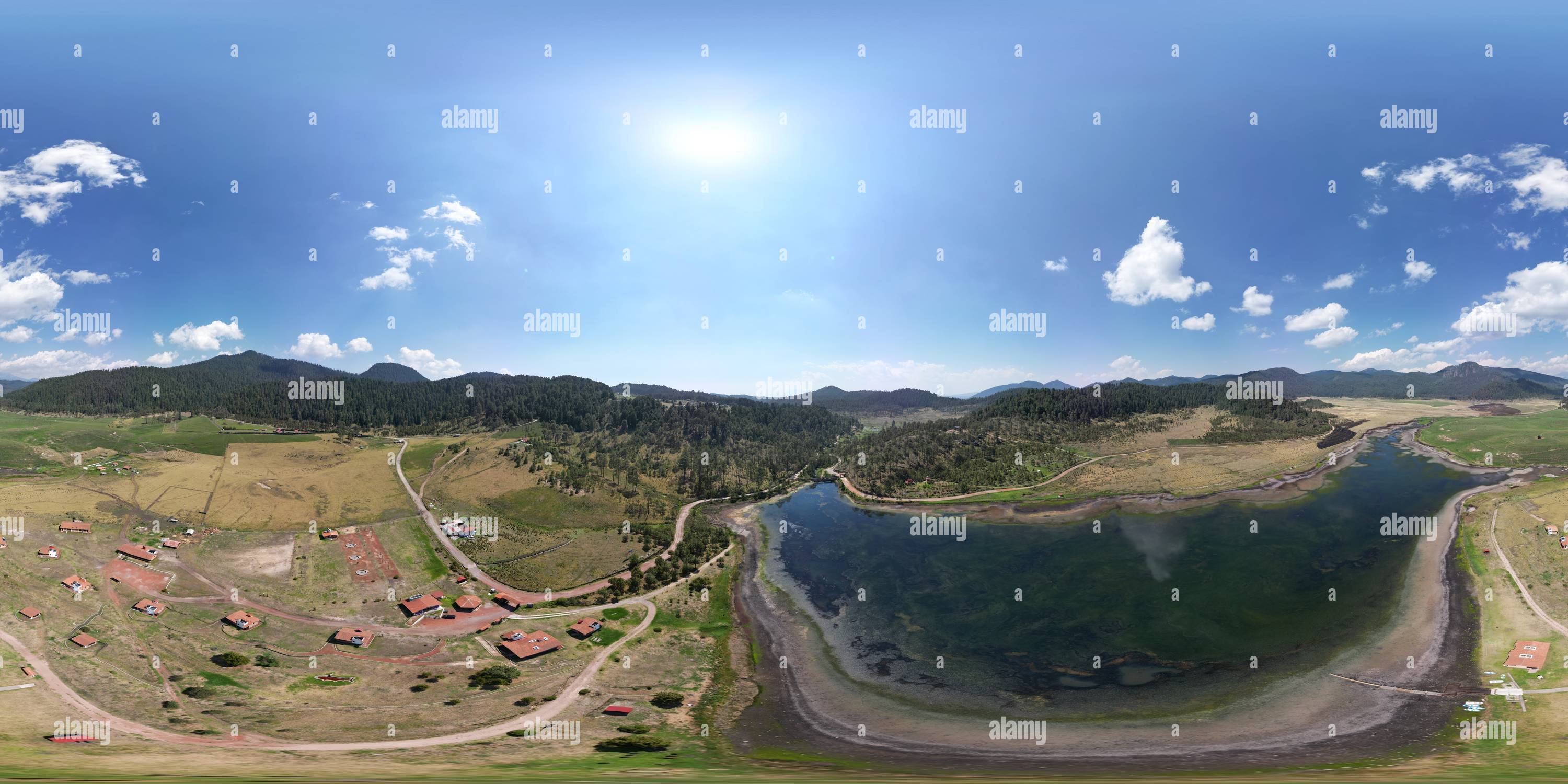 Visualizzazione panoramica a 360 gradi di Corral de Piedra Amatlan Estado de Mexico