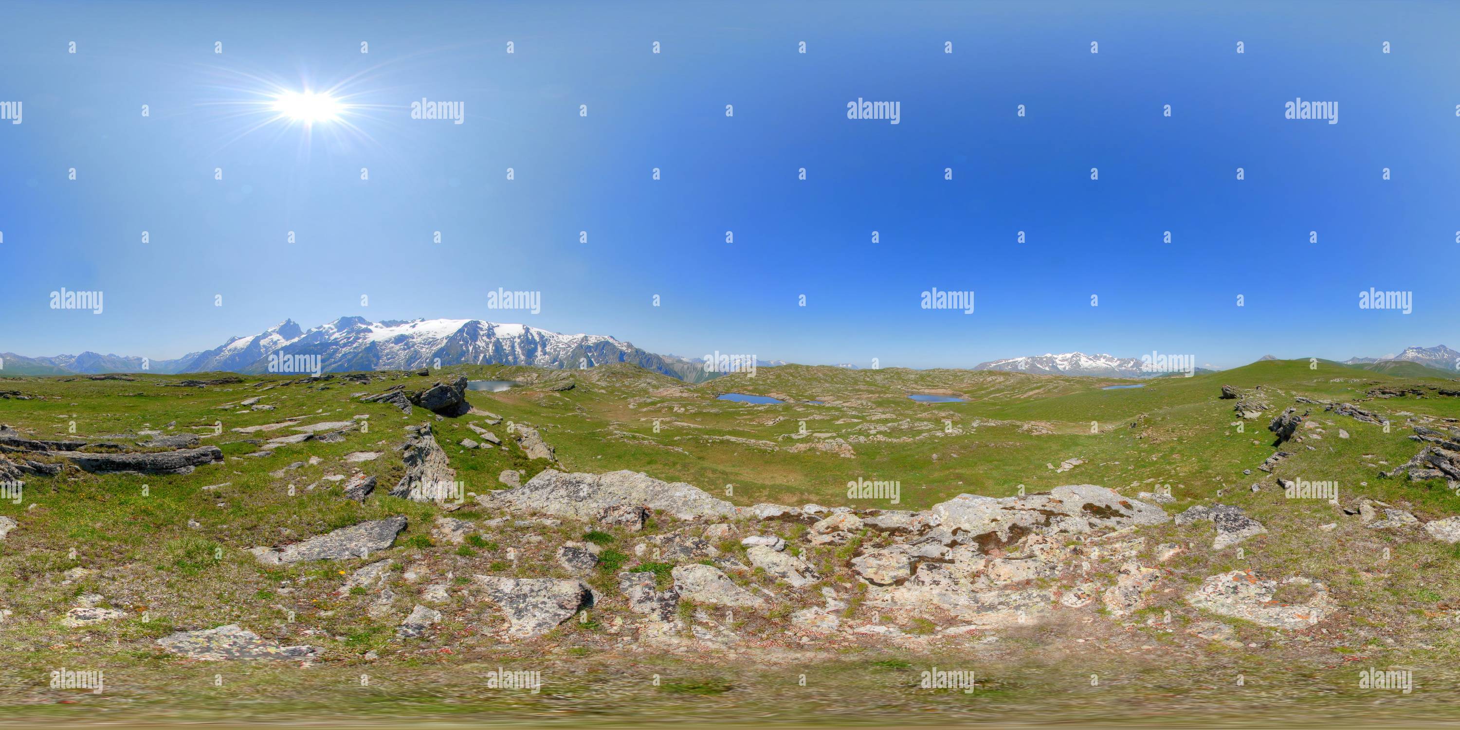 Visualizzazione panoramica a 360 gradi di Emparis Plateau