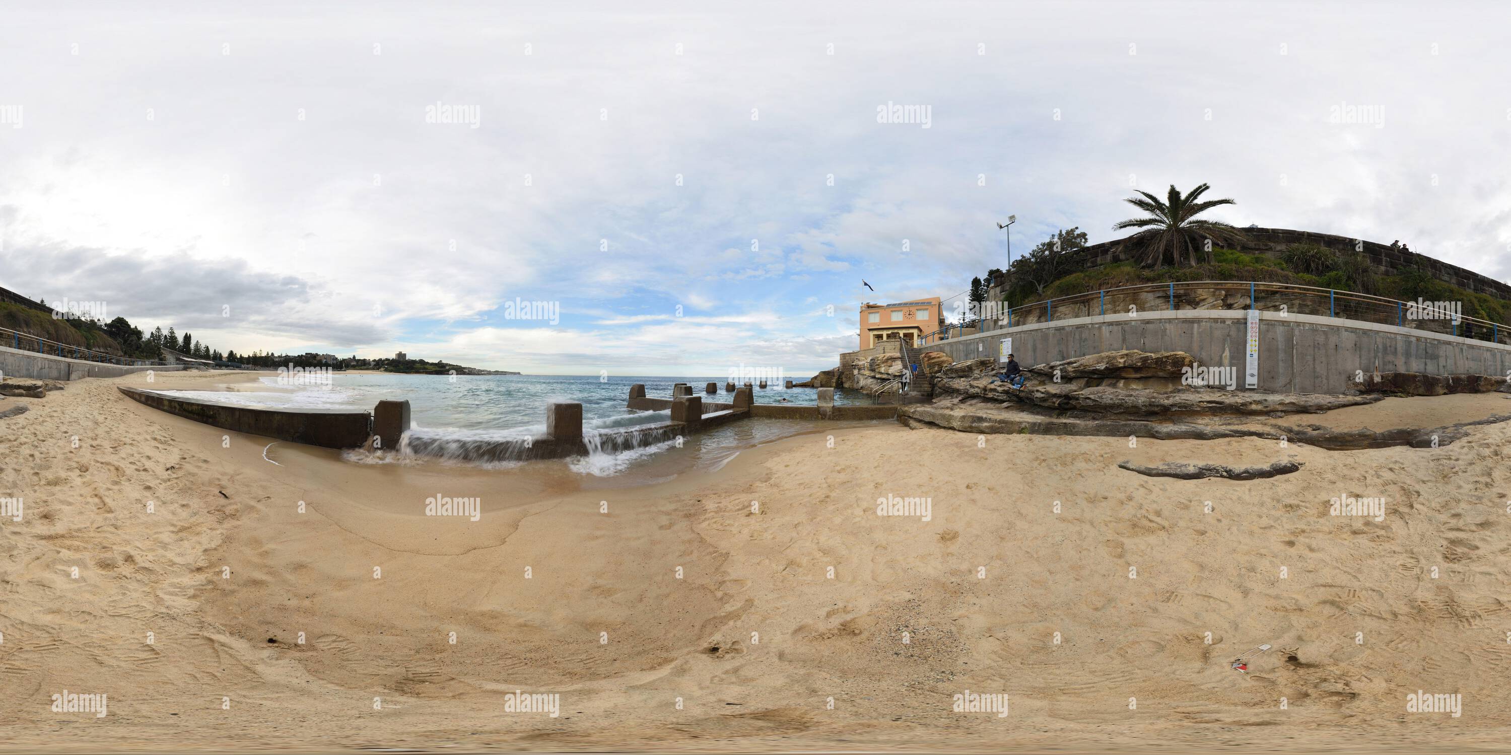 Visualizzazione panoramica a 360 gradi di Ross Jones Rockpool - Coogee Bay Australia