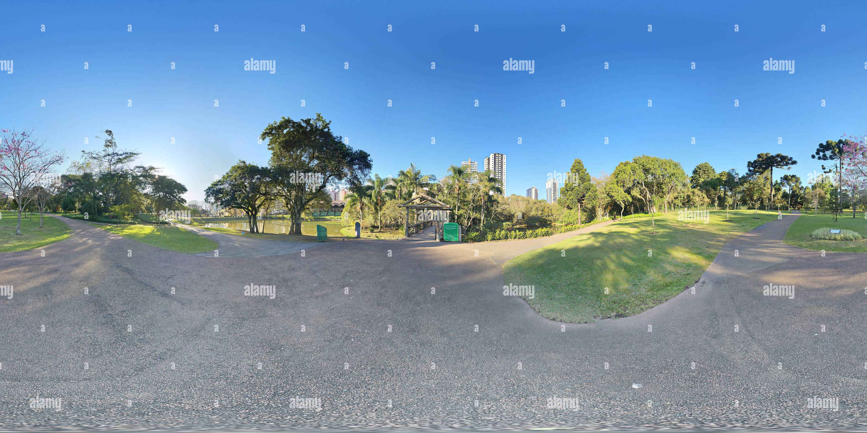 Visualizzazione panoramica a 360 gradi di Jardim Botânico de Curitiba