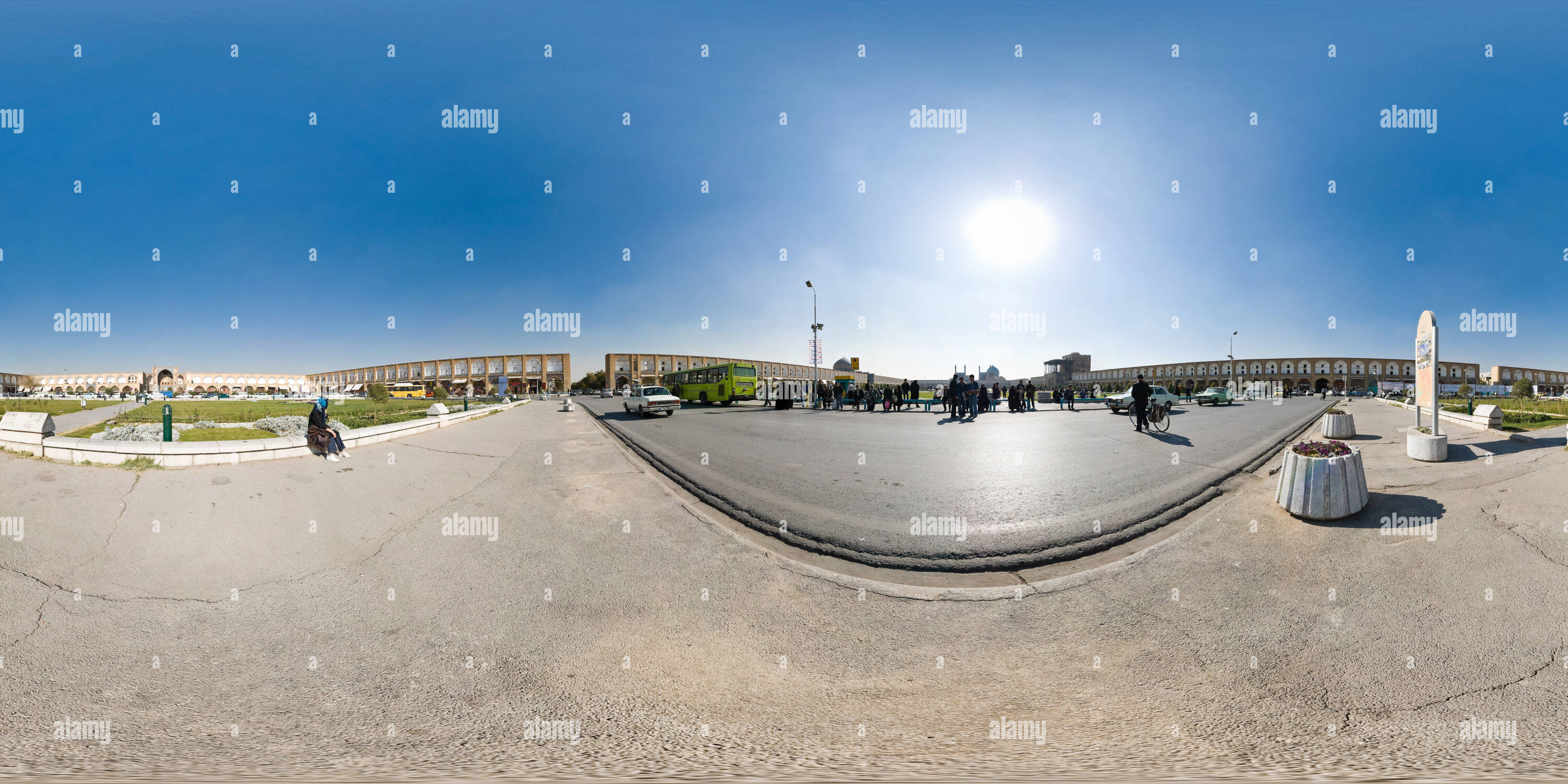 Visualizzazione panoramica a 360 gradi di Il Naqshe JAHAN Piazza