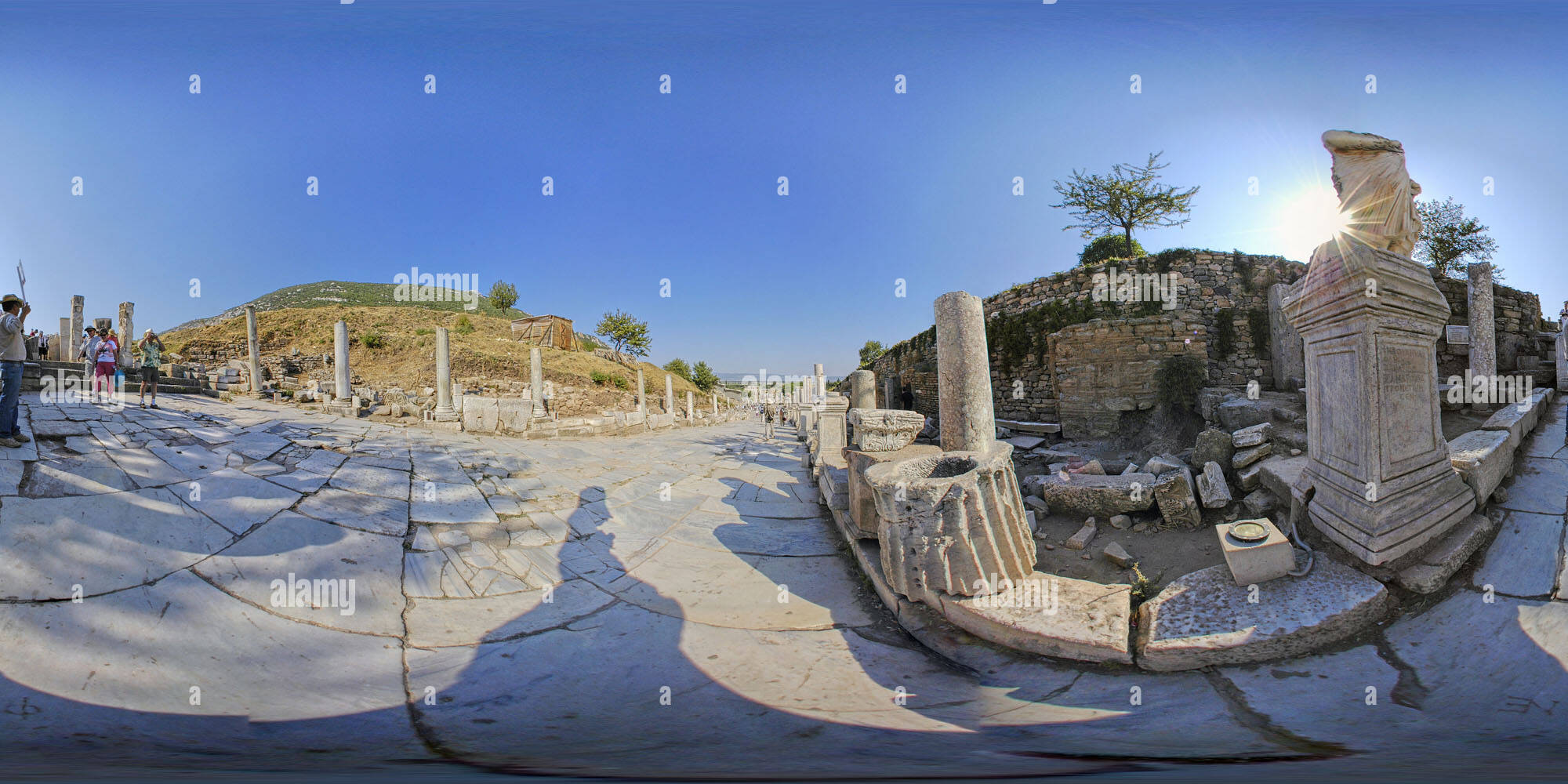 Visualizzazione panoramica a 360 gradi di Ephesus