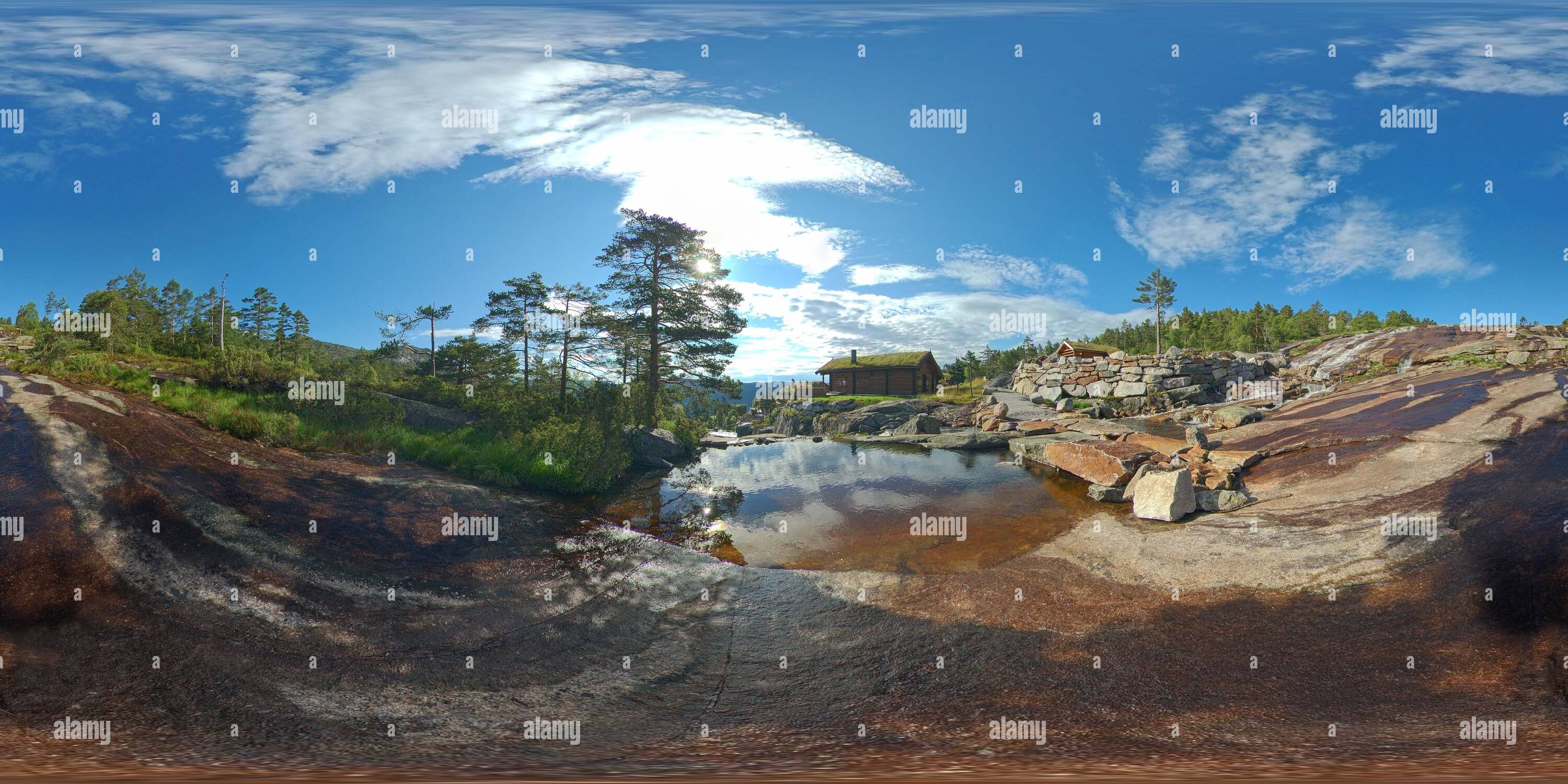 Visualizzazione panoramica a 360 gradi di Eikerapen, Aaseral