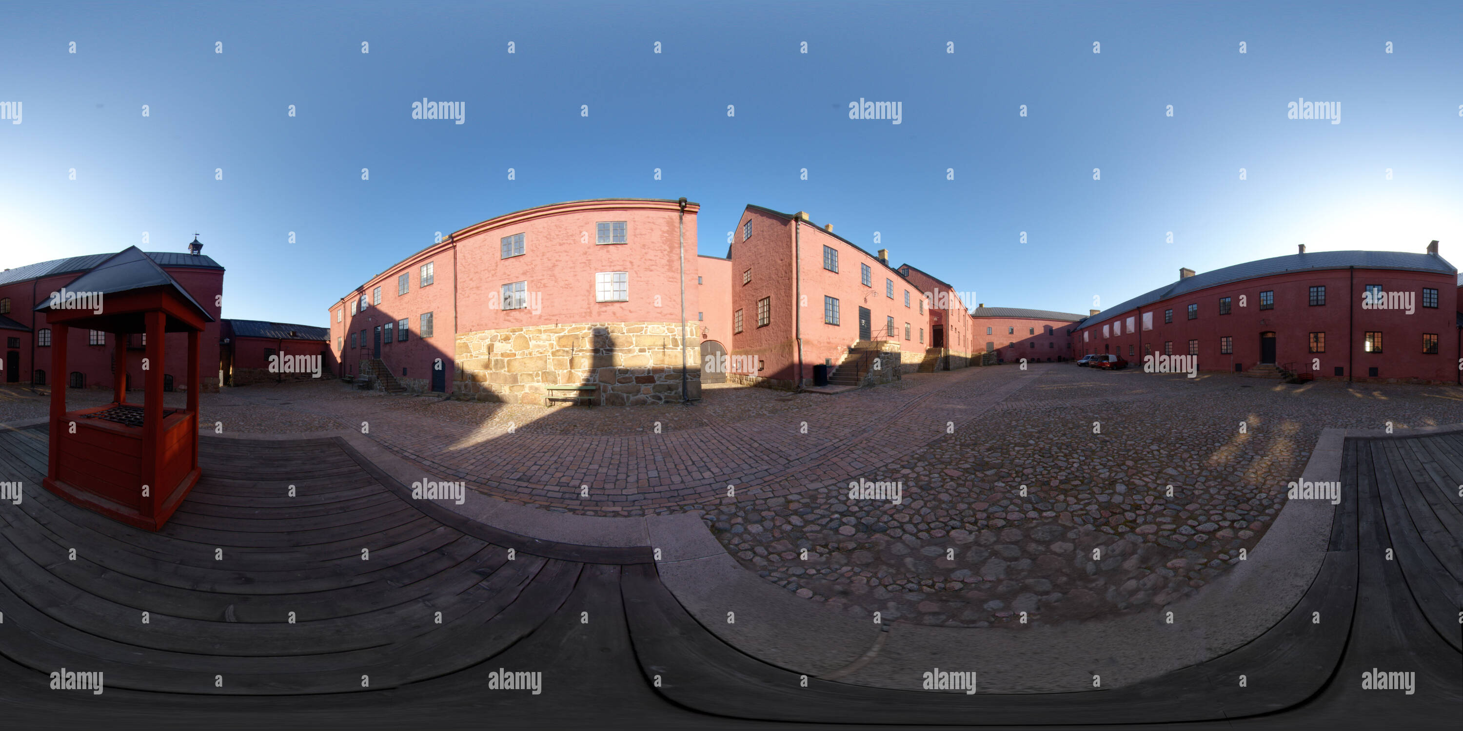 Visualizzazione panoramica a 360 gradi di Varberg Fortress