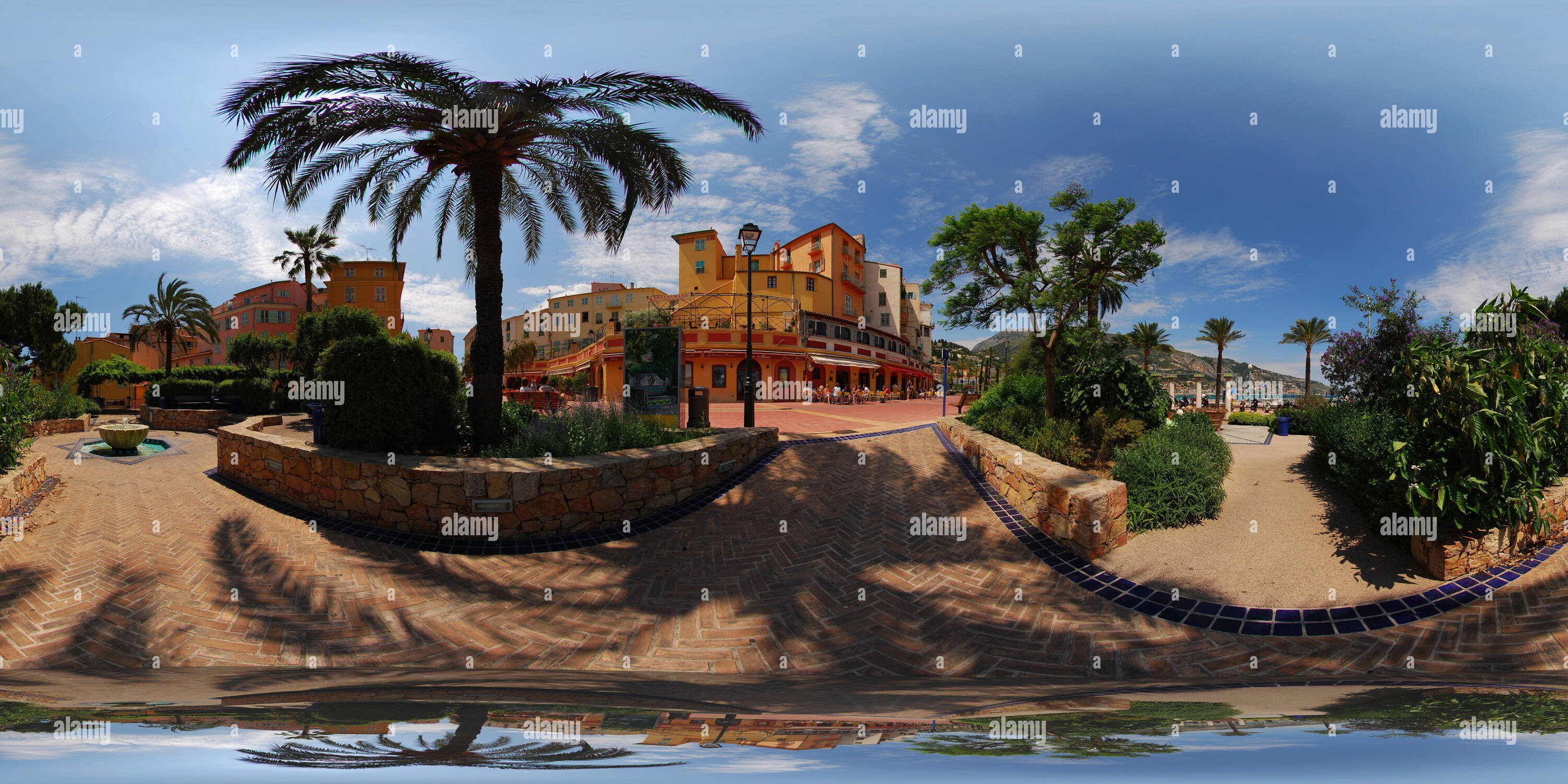 Visualizzazione panoramica a 360 gradi di Mentone, Le Jardin du Campanin