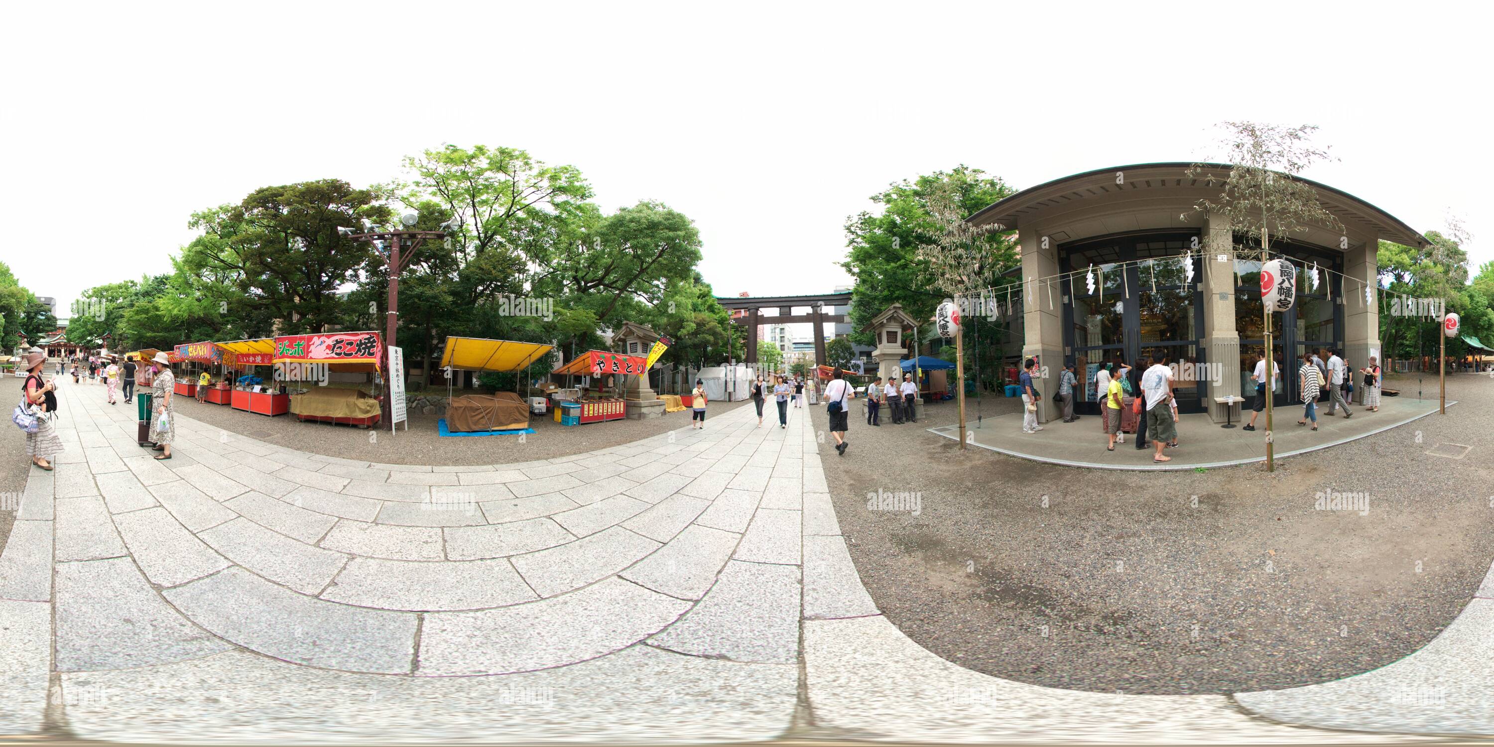 Visualizzazione panoramica a 360 gradi di Tomioka Santuario Hachimangu