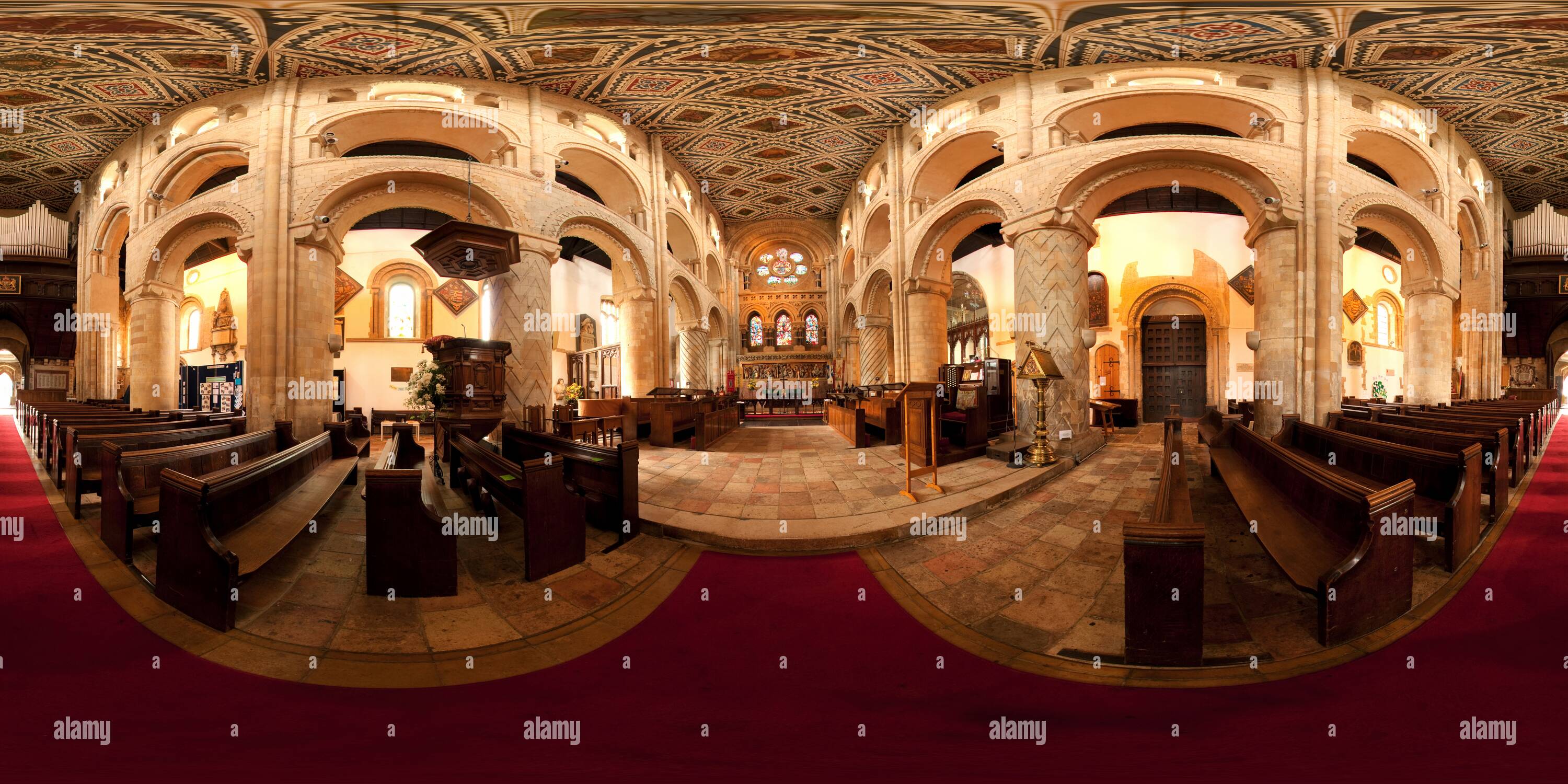 Visualizzazione panoramica a 360 gradi di Chiesa dell'abbazia di Waltham