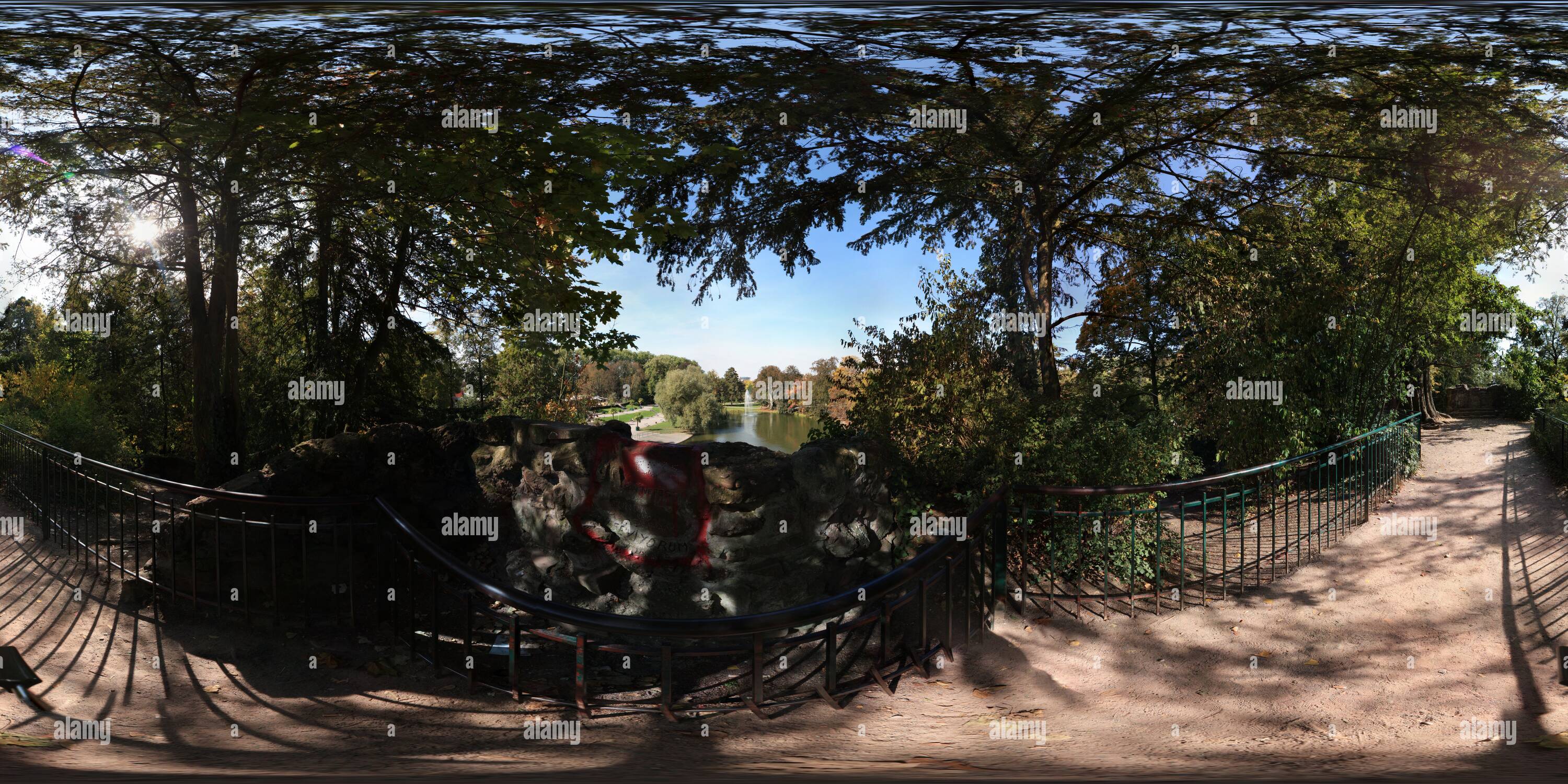 Visualizzazione panoramica a 360 gradi di Parc de l'Orangerie - Strasburgo, Alsazia