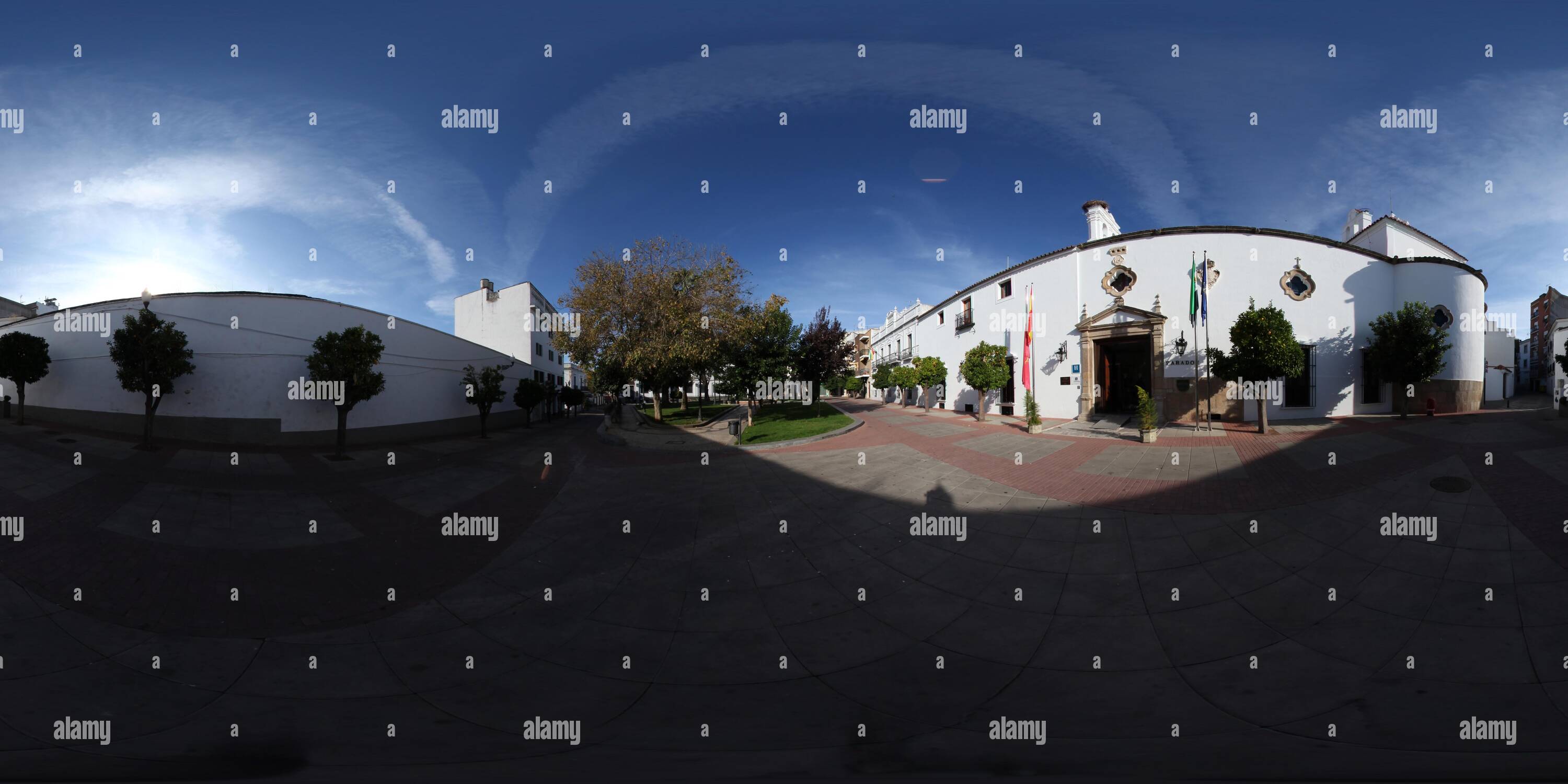 Visualizzazione panoramica a 360 gradi di Plaza Parador De Merida