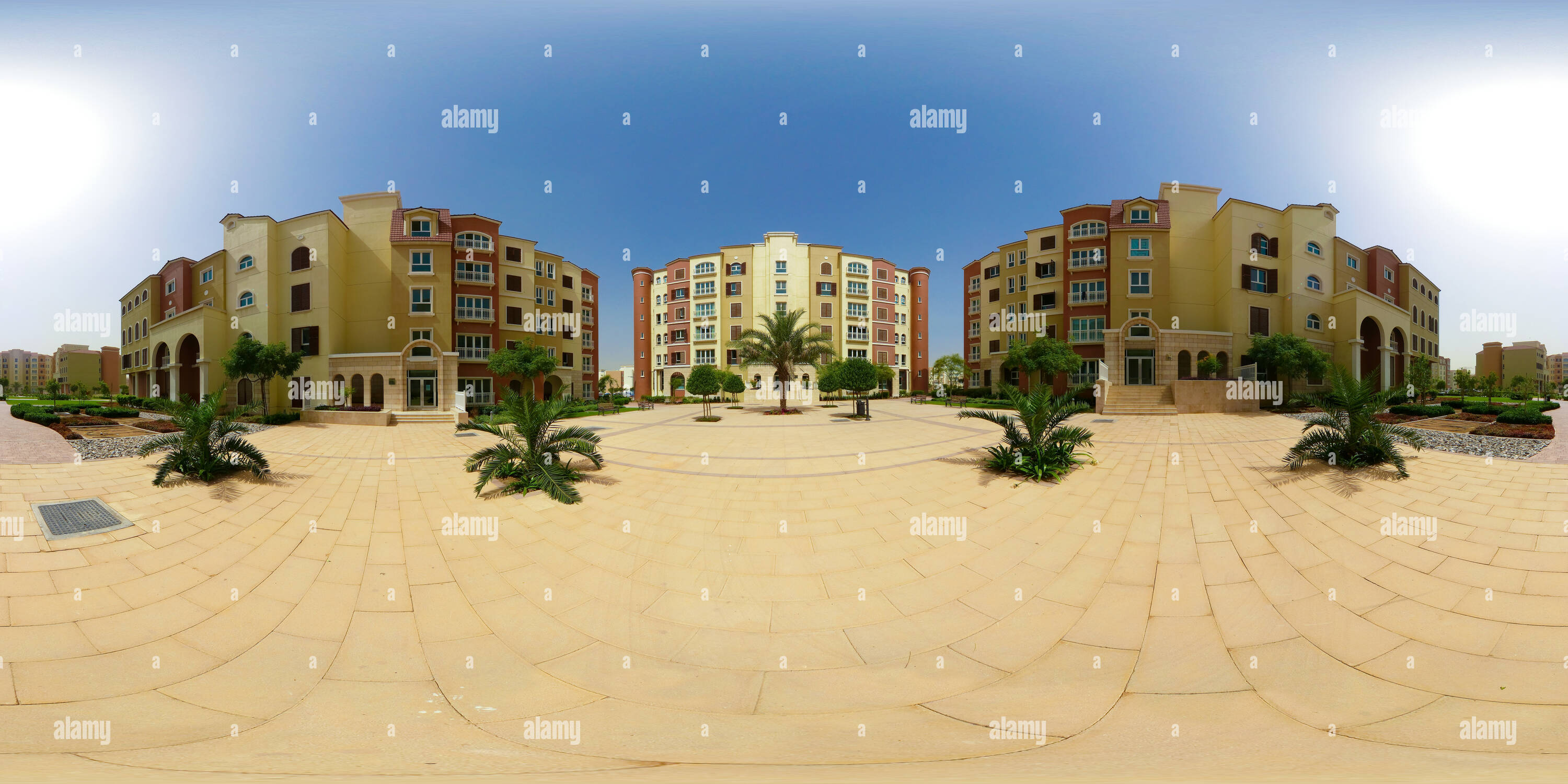 Visualizzazione panoramica a 360 gradi di Dubai Discovery Gardens Cluster Mediterraneo da 360emirates