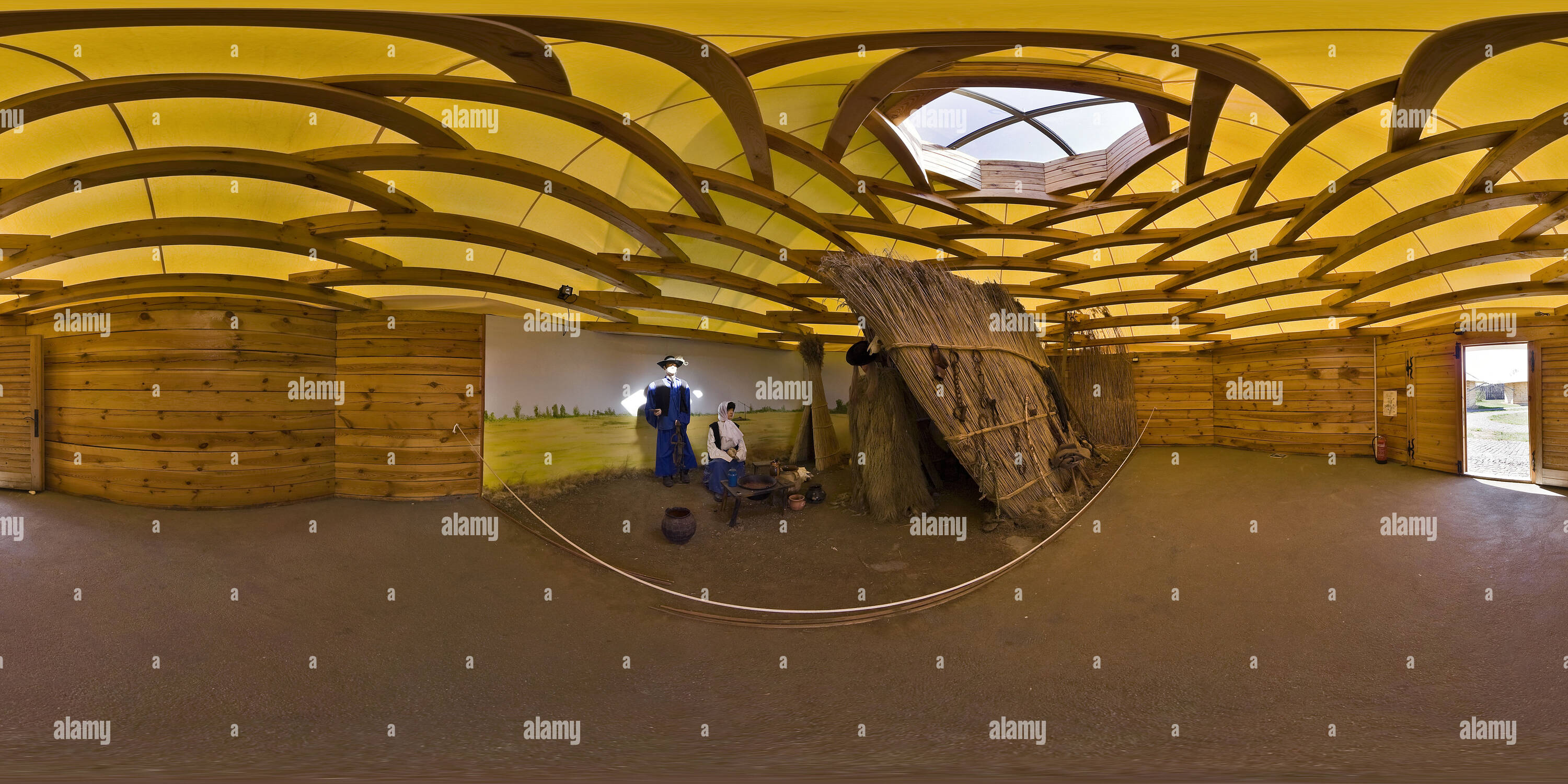 Visualizzazione panoramica a 360 gradi di M3 Archeopark - cavallo-herder, pastore la vita