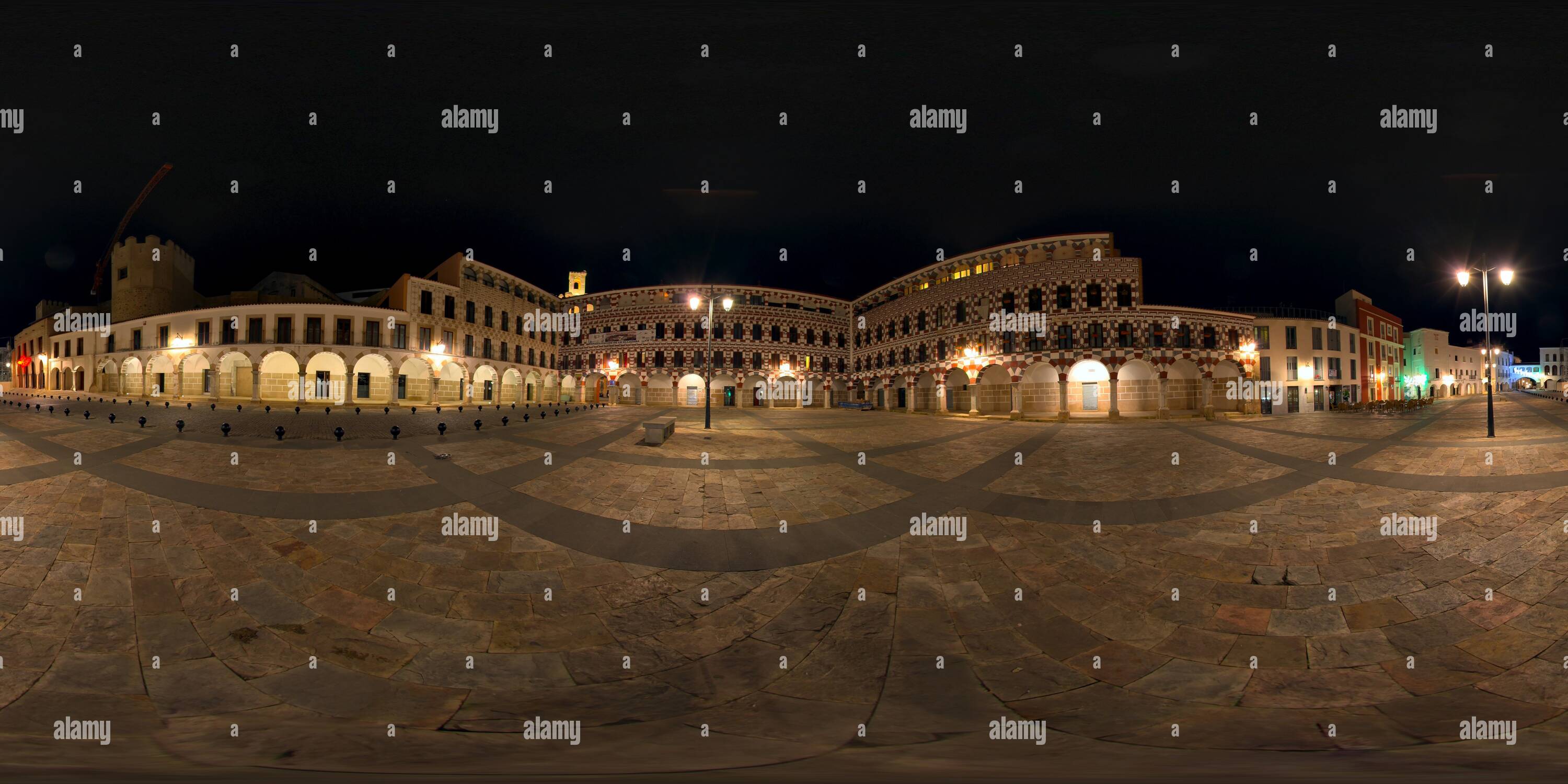 Visualizzazione panoramica a 360 gradi di Plaza Alta de Badajoz