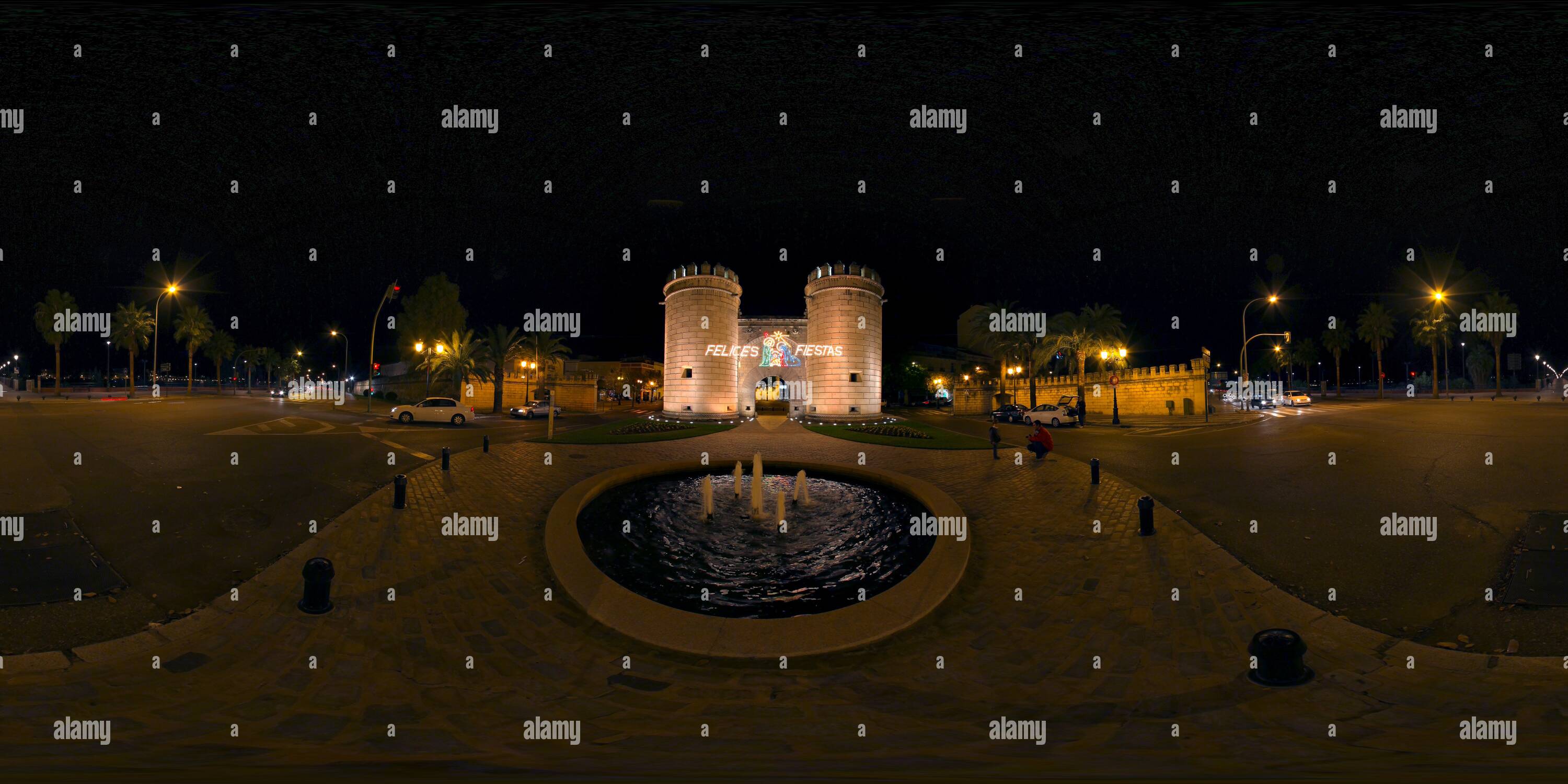 Visualizzazione panoramica a 360 gradi di Puerta Palma en Badajoz