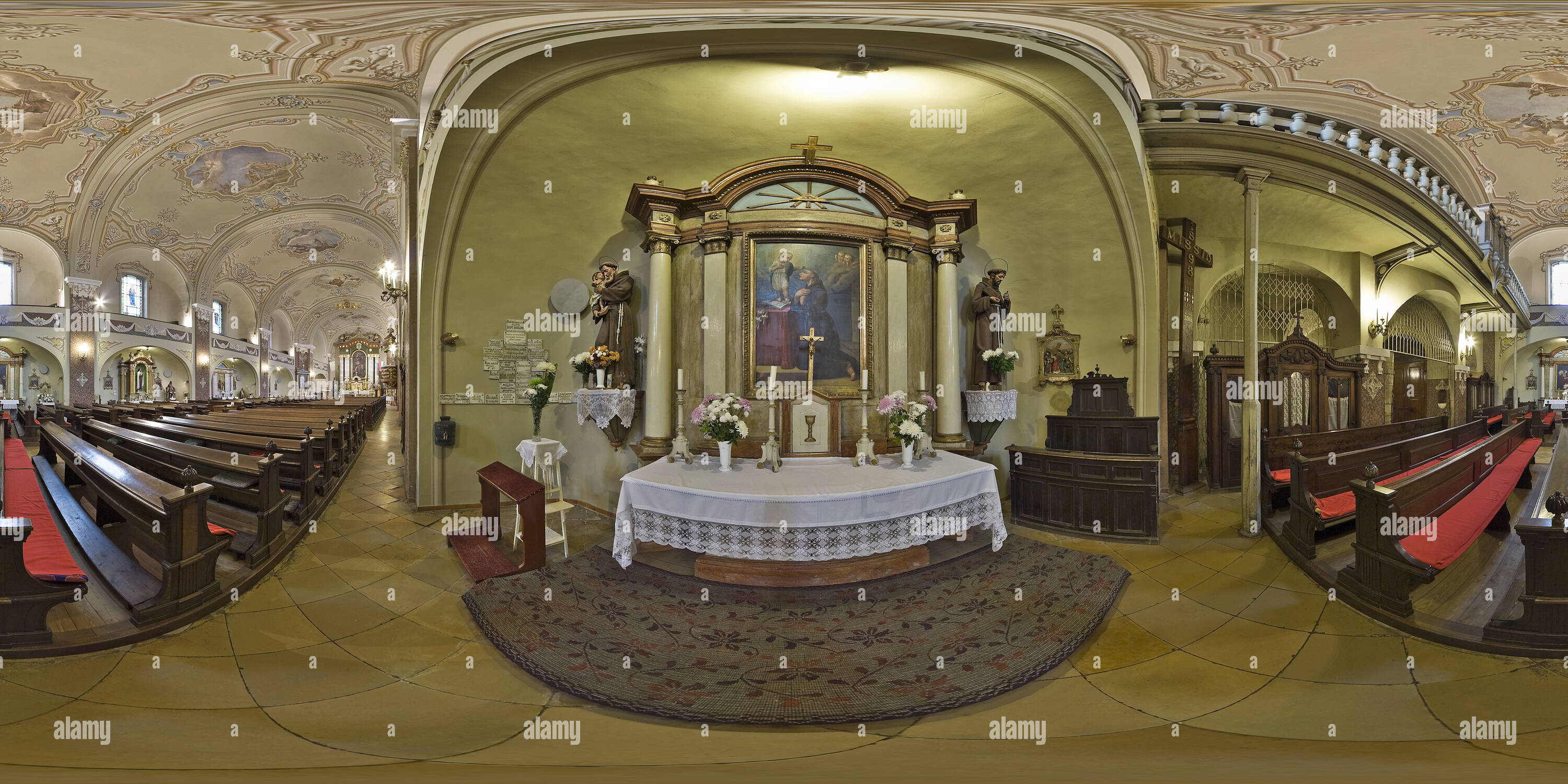 Visualizzazione panoramica a 360 gradi di Giovanni Battista chiesa cattolica - Altare di estensione