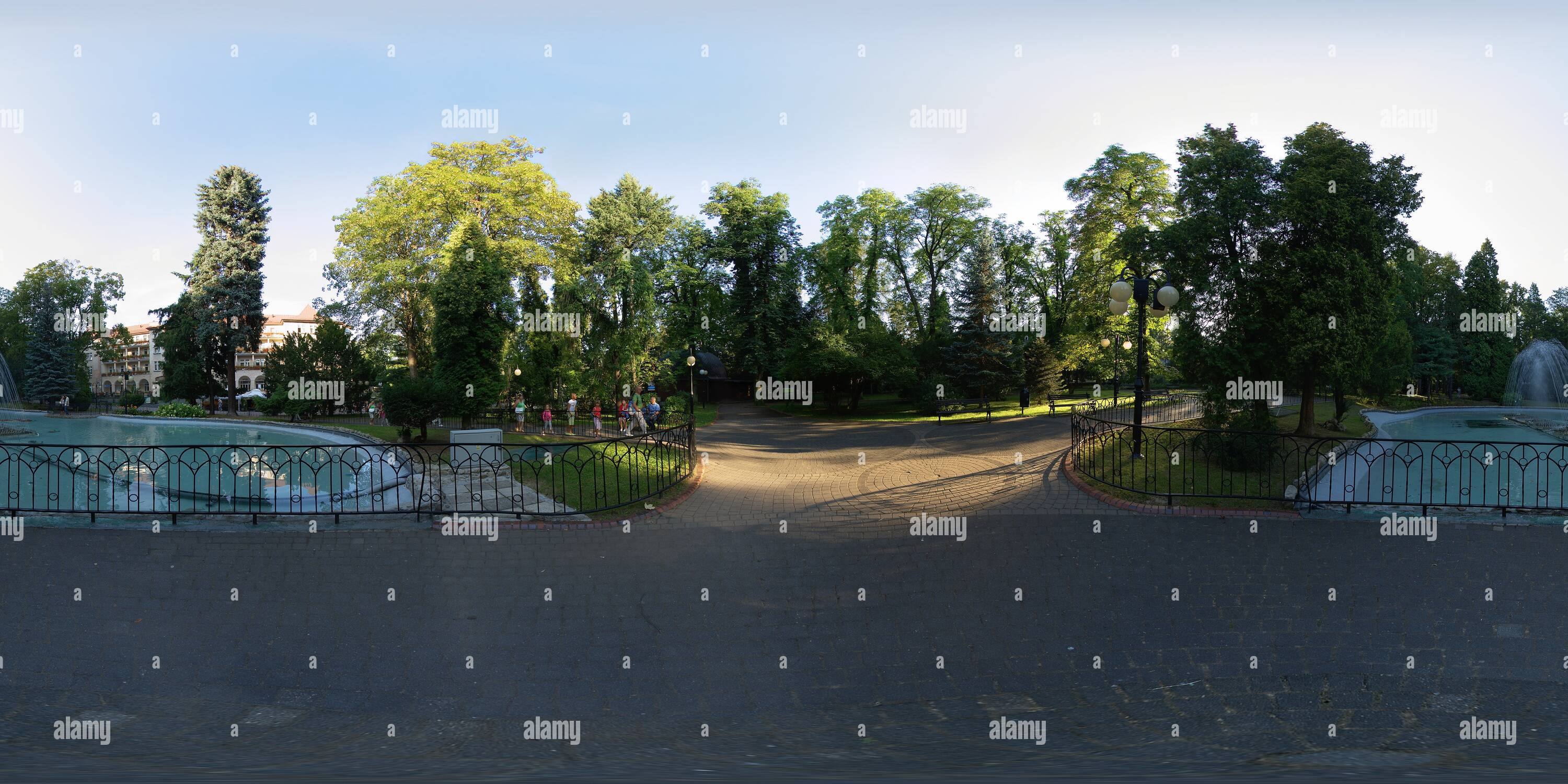 Visualizzazione panoramica a 360 gradi di Parco termale in Polanica-Zdrój