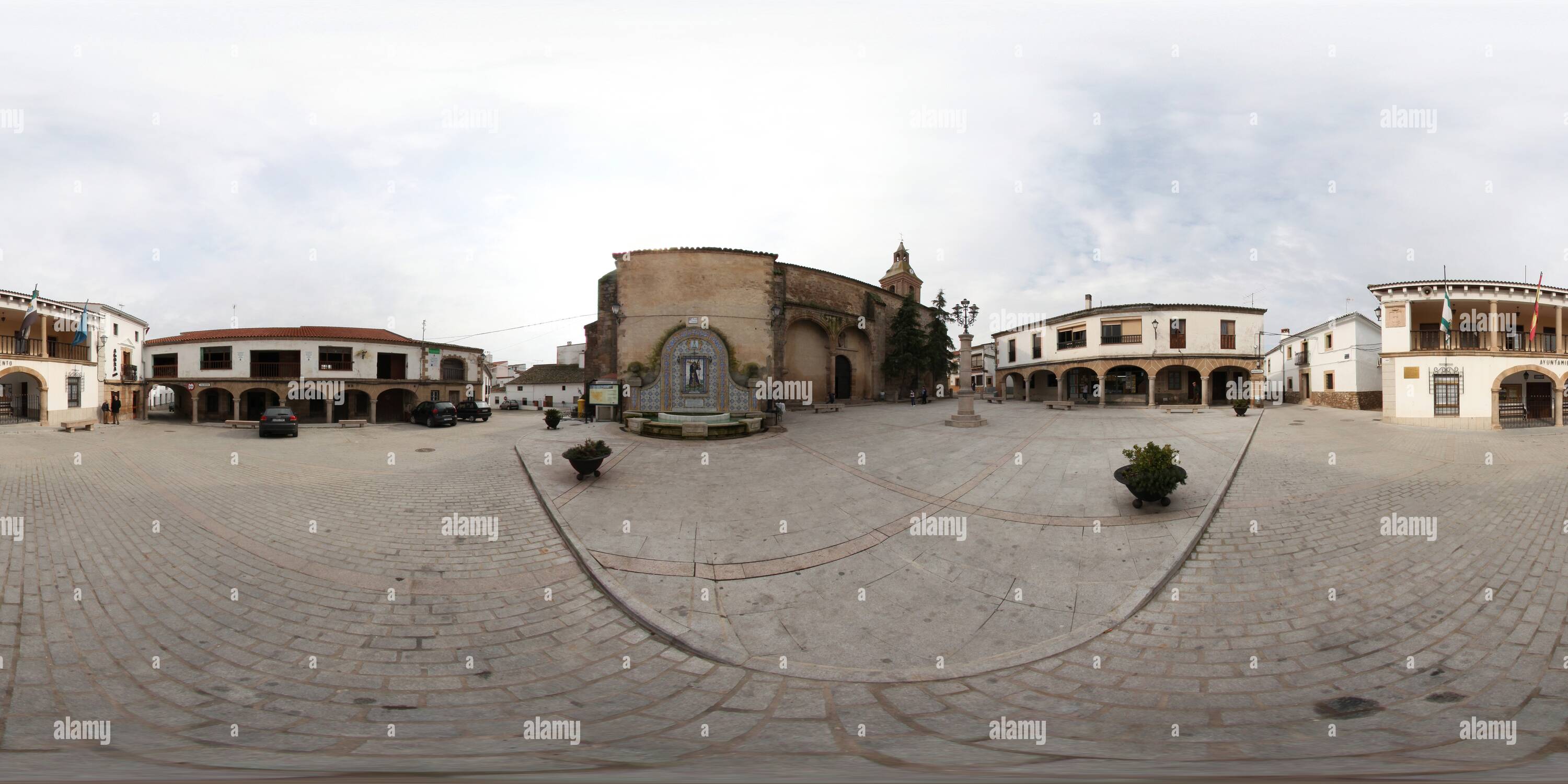 Visualizzazione panoramica a 360 gradi di A peraleda de la Mata