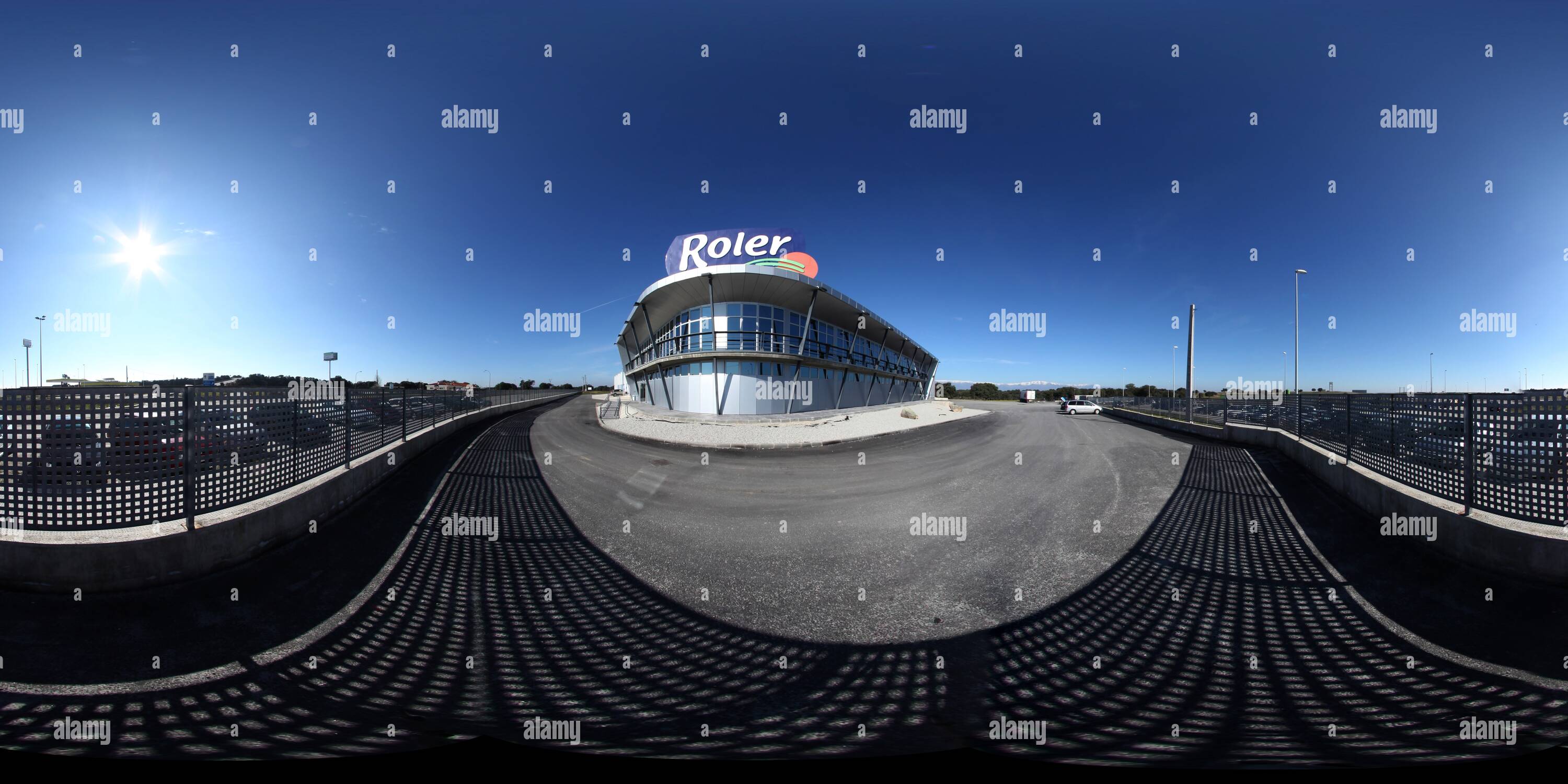 Visualizzazione panoramica a 360 gradi di Del rullo