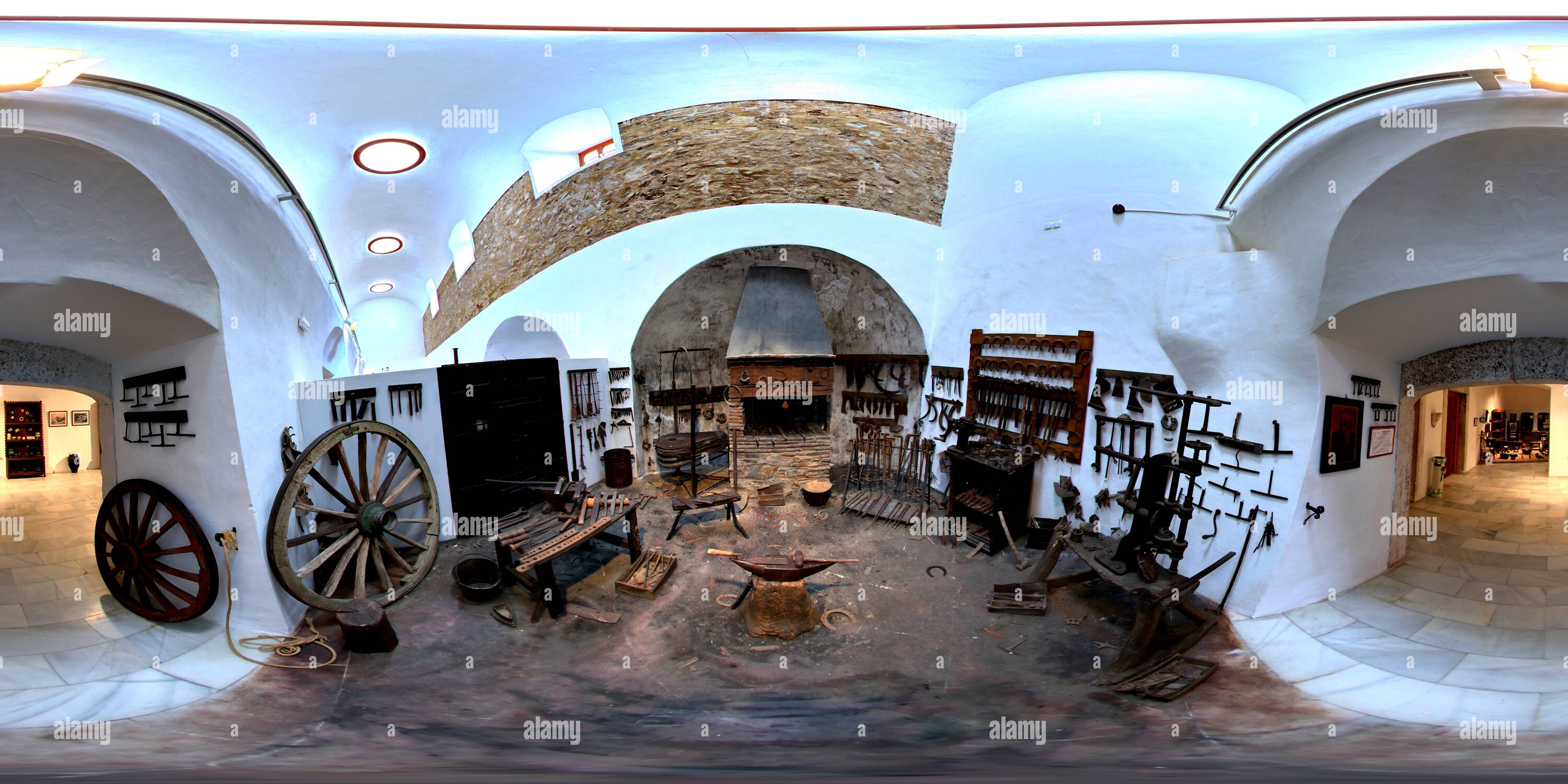 Visualizzazione panoramica a 360 gradi di Museo Etnográfico González Santana de Olivenza fragua