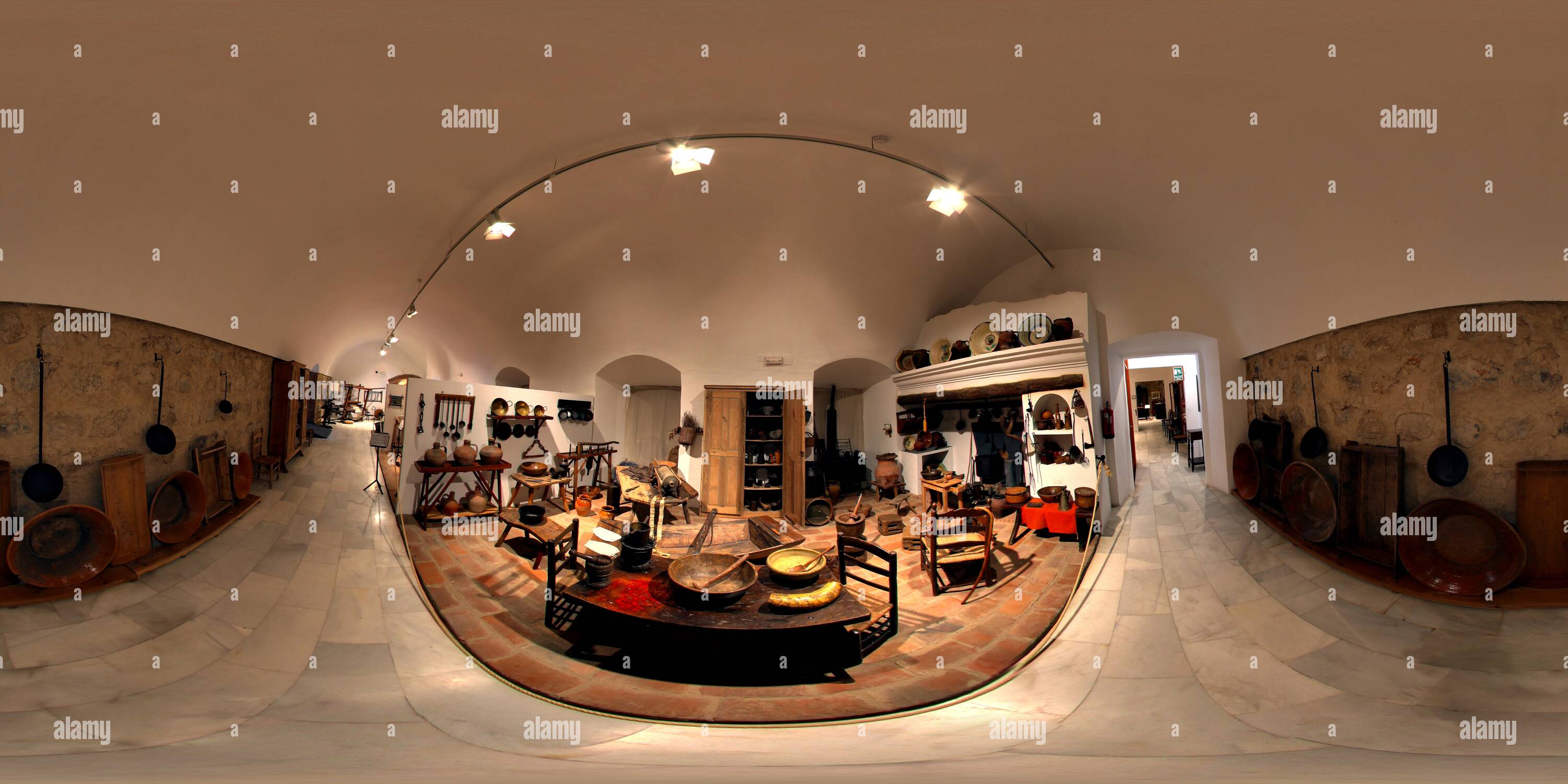 Visualizzazione panoramica a 360 gradi di Museo Etnográfico González Santana de Olivenza cocina matanza