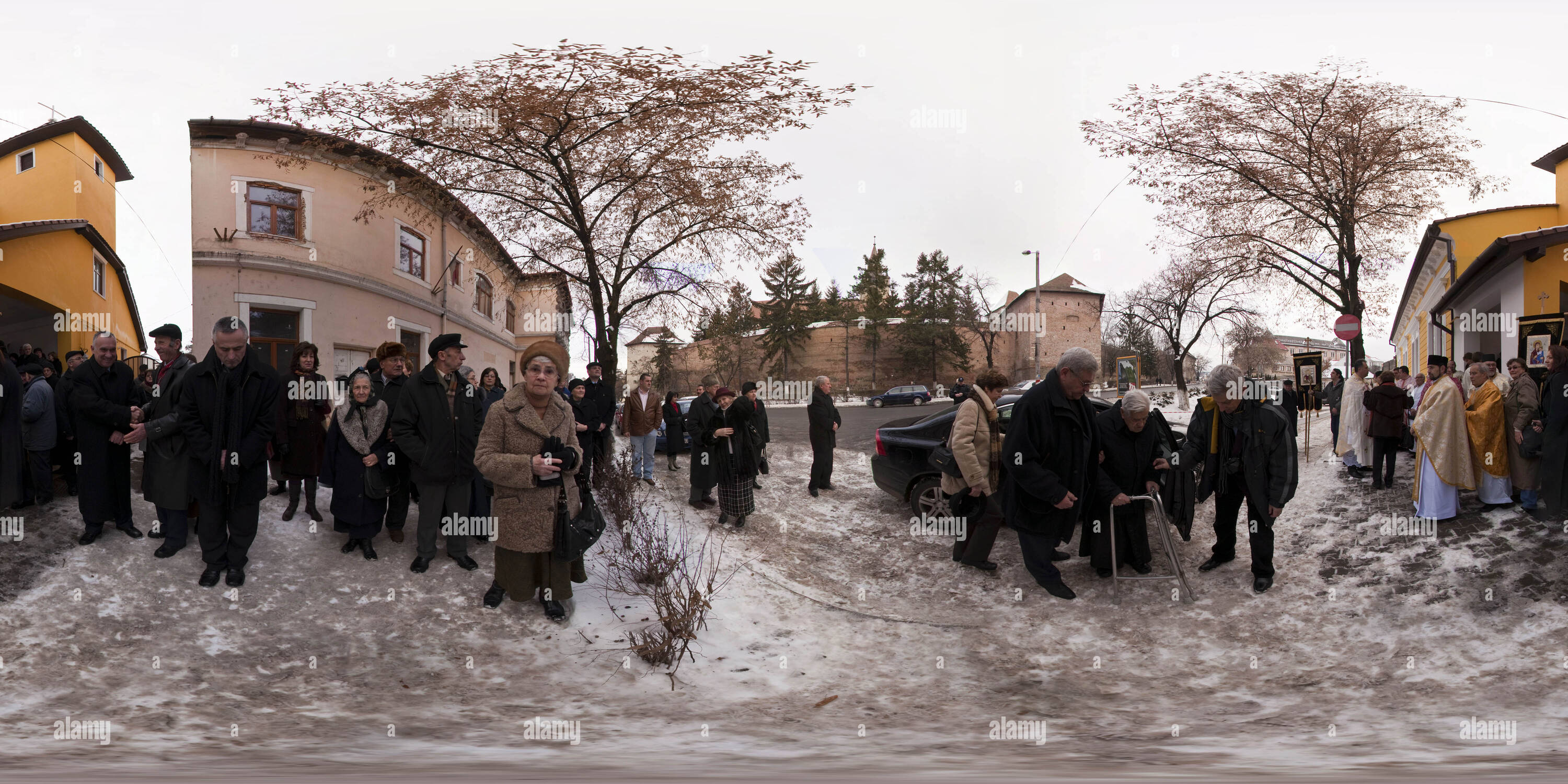 Visualizzazione panoramica a 360 gradi di Inaugurazione della Chiesa greco-cattolica "Annunciazione" in Targu Mures