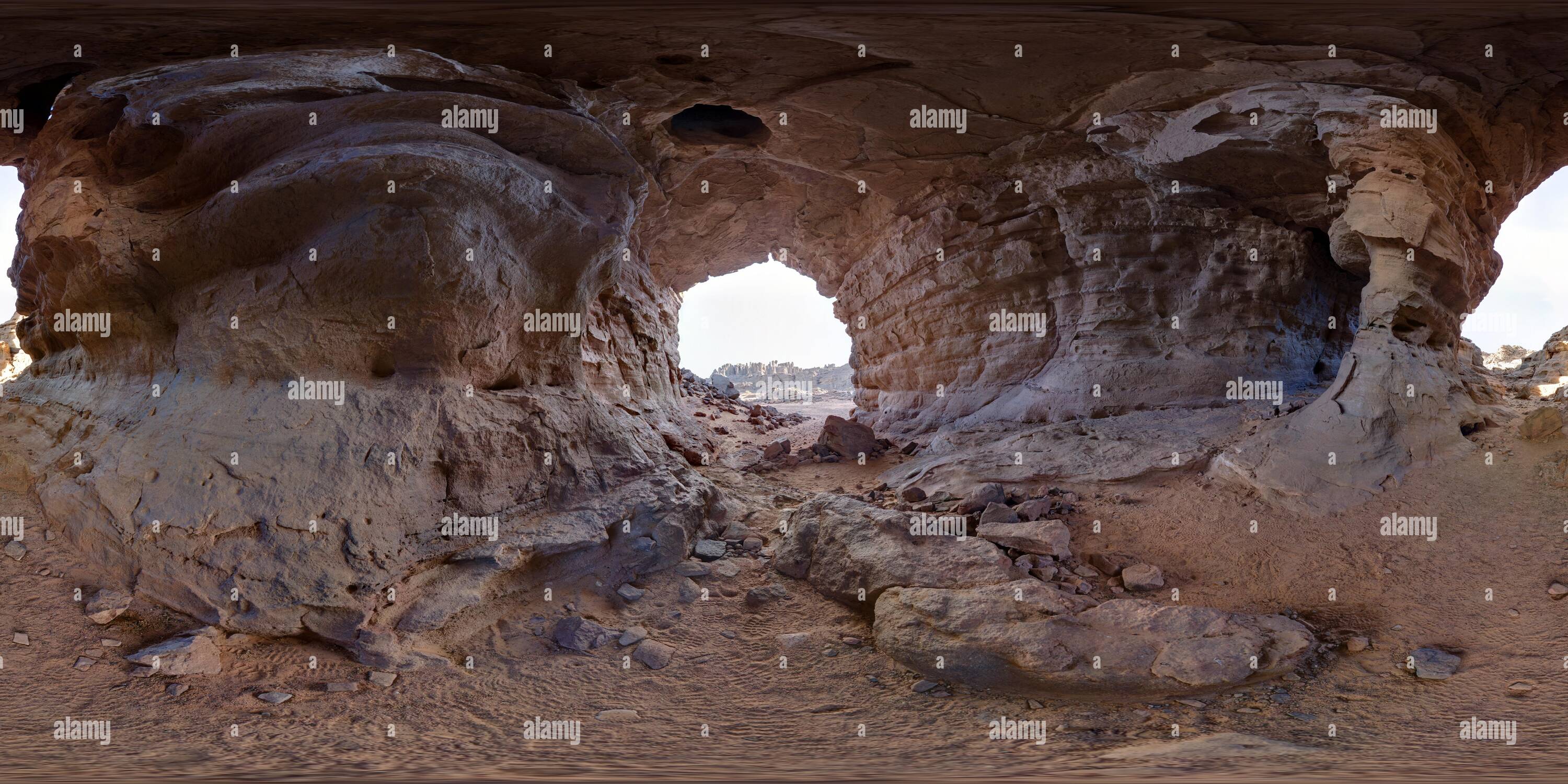 Visualizzazione panoramica a 360 gradi di Grotte d'El Ghessour