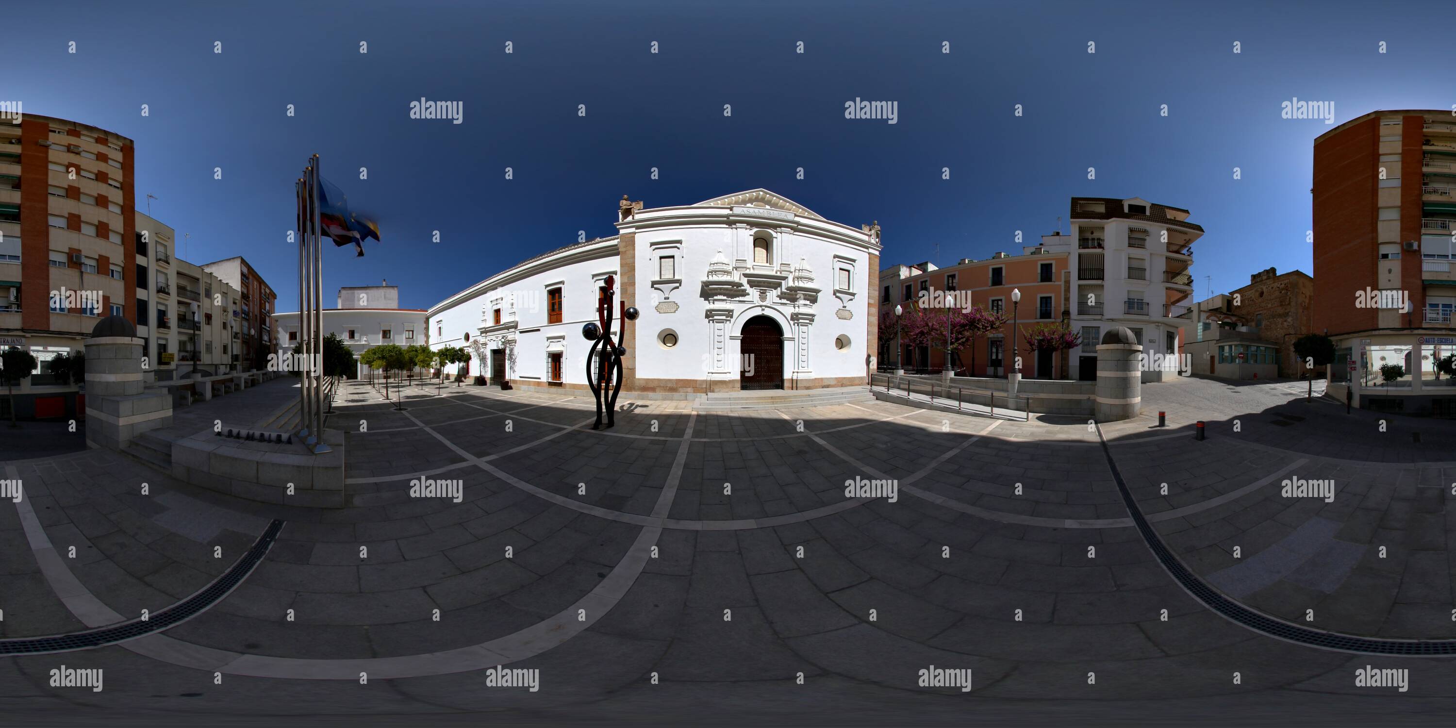 Visualizzazione panoramica a 360 gradi di Asamblea de Extremadura