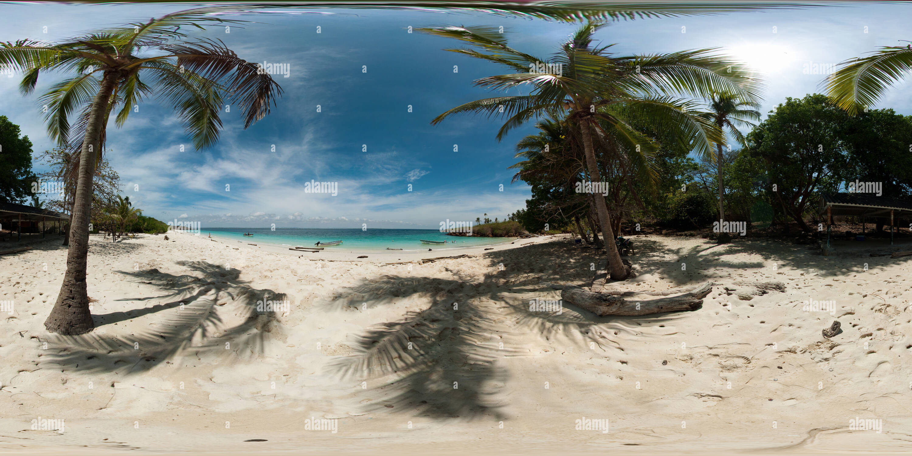 Visualizzazione panoramica a 360 gradi di Isla Iguana Beach