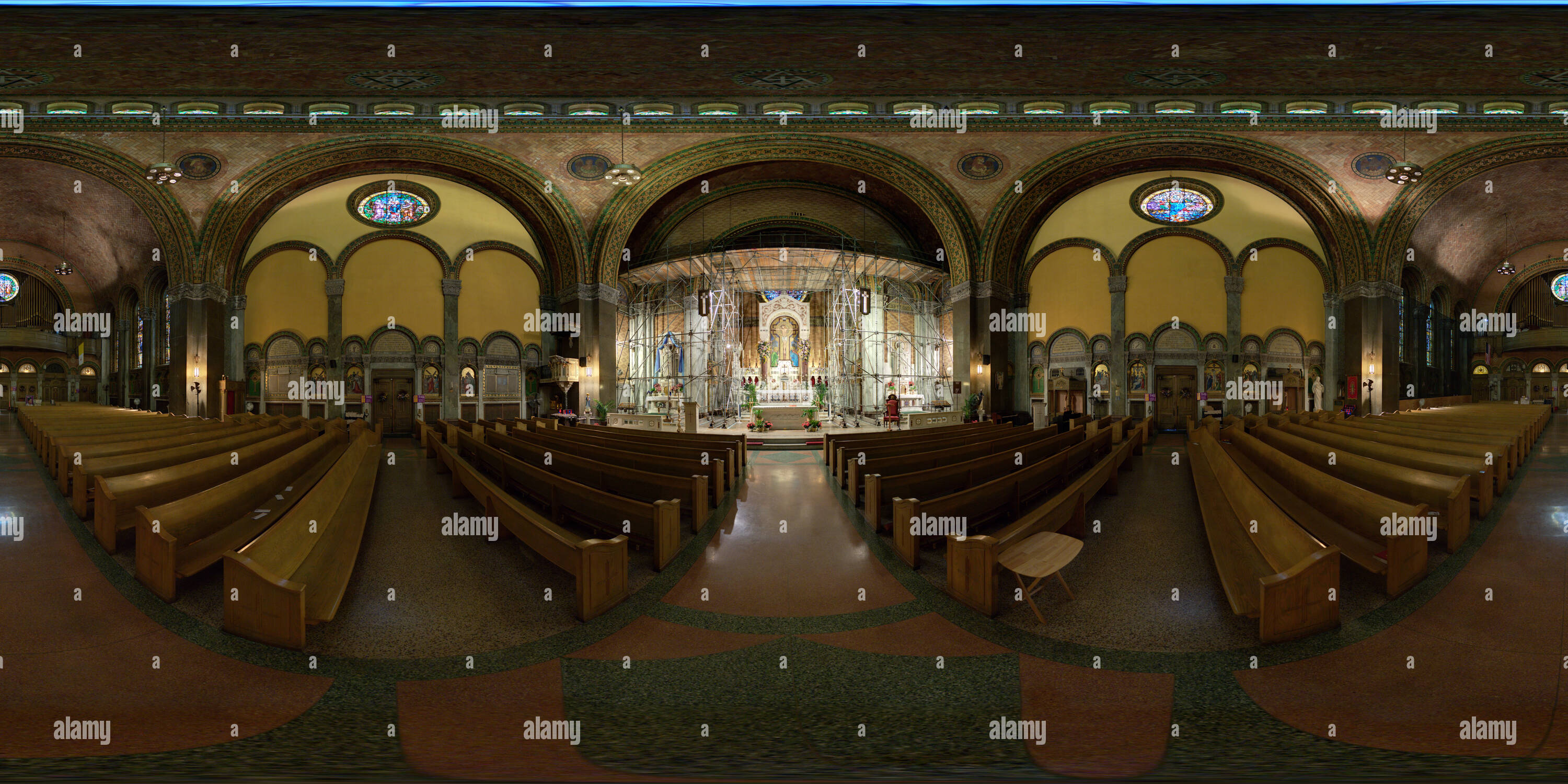 Visualizzazione panoramica a 360 gradi di San Francesco di Sales Chiesa, Philadelphia