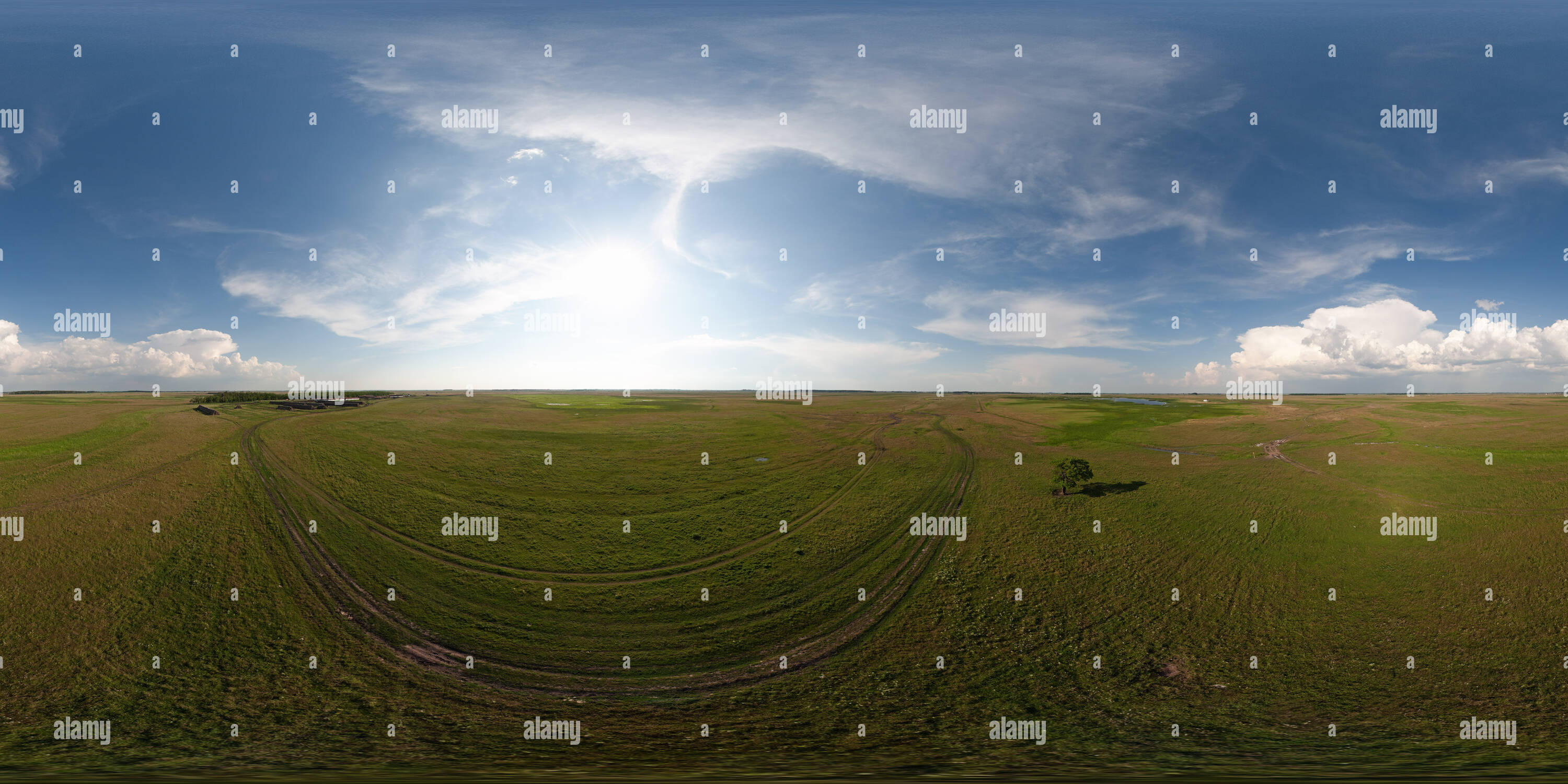 Visualizzazione panoramica a 360 gradi di Hortobagyi Nemzeti Park