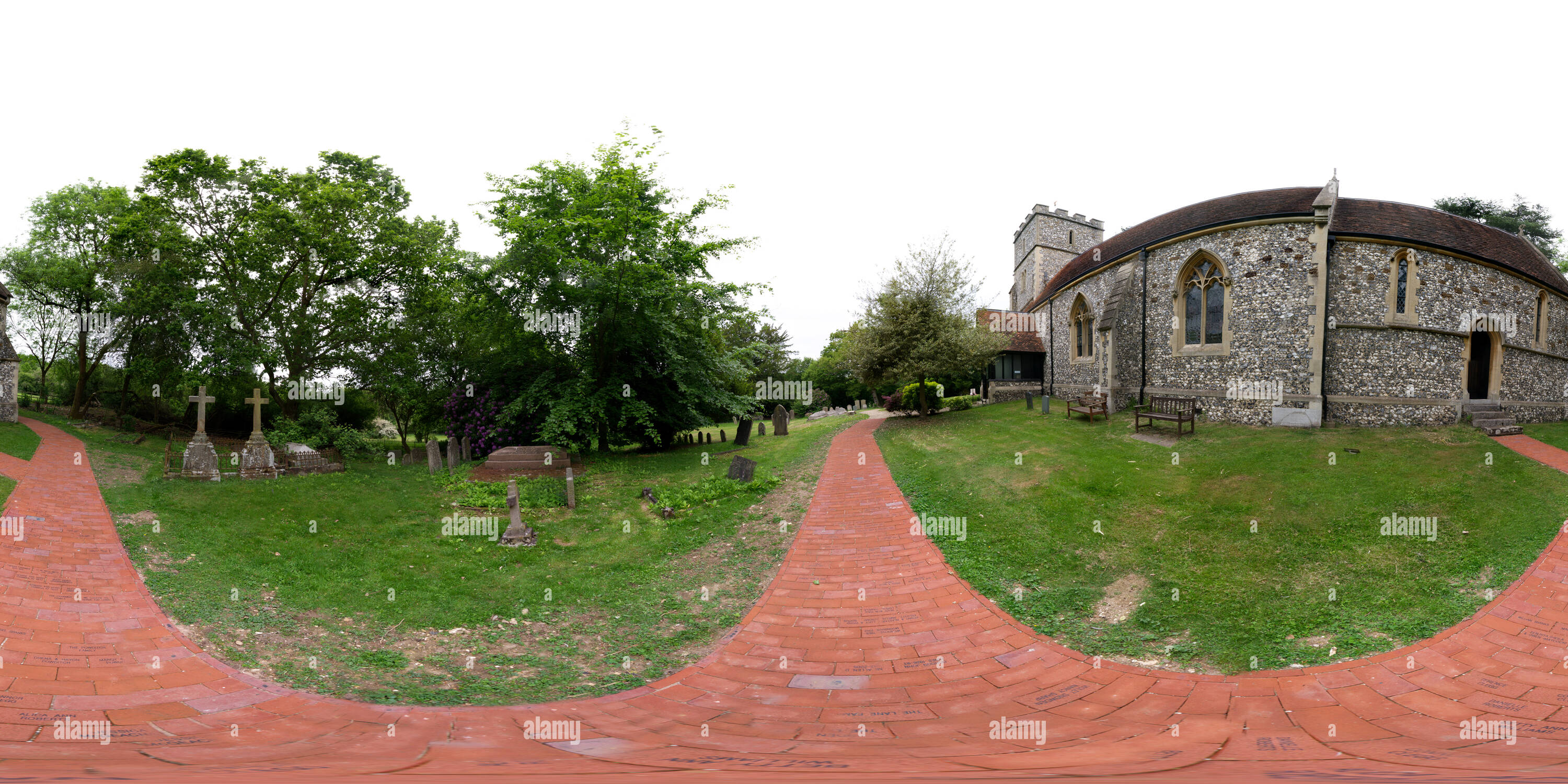 Visualizzazione panoramica a 360 gradi di Chiesa parrocchiale di Santa Maria Vergine, Hedgerley