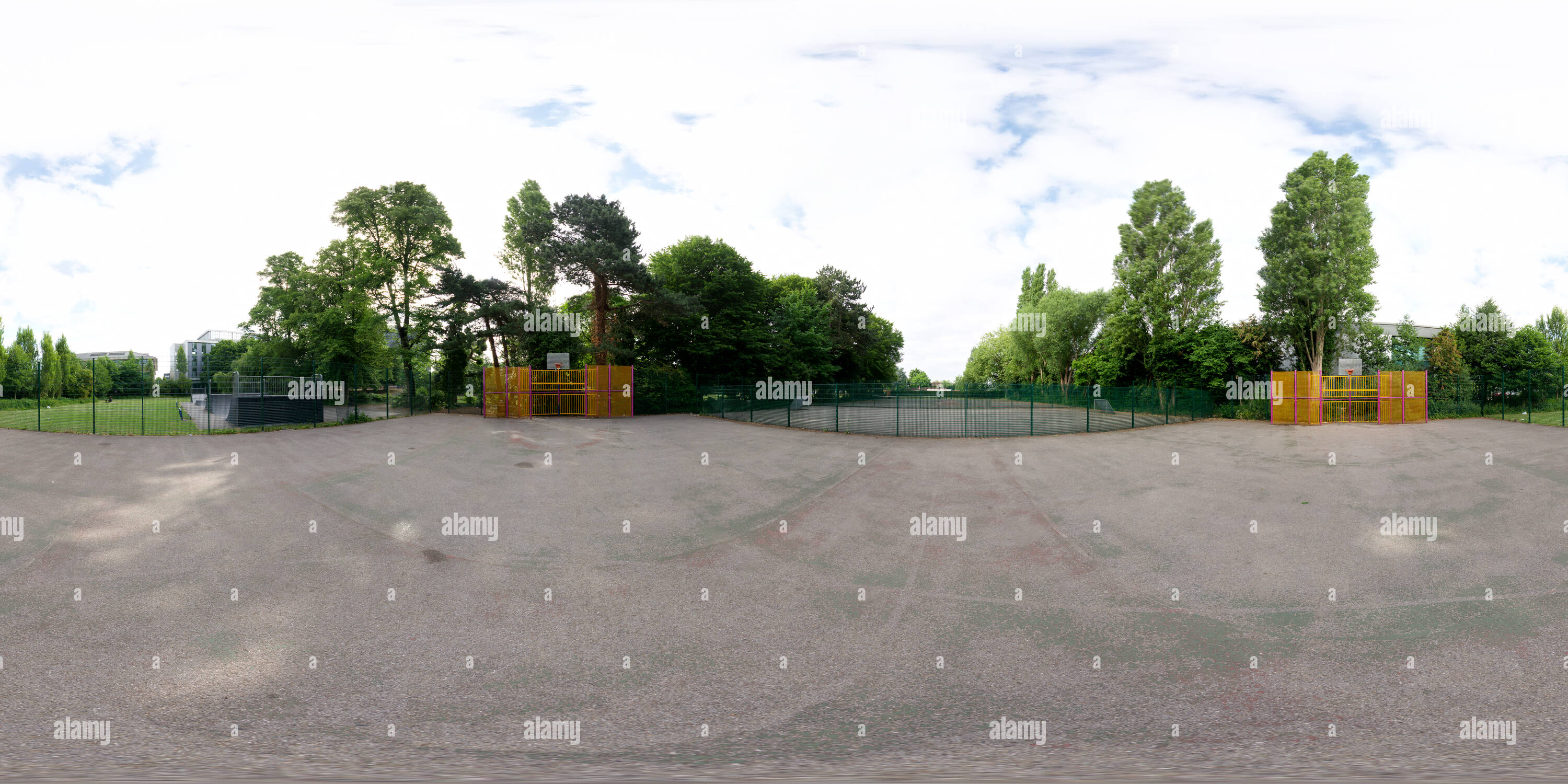 Visualizzazione panoramica a 360 gradi di Parco Fassnidge Pallacanestro