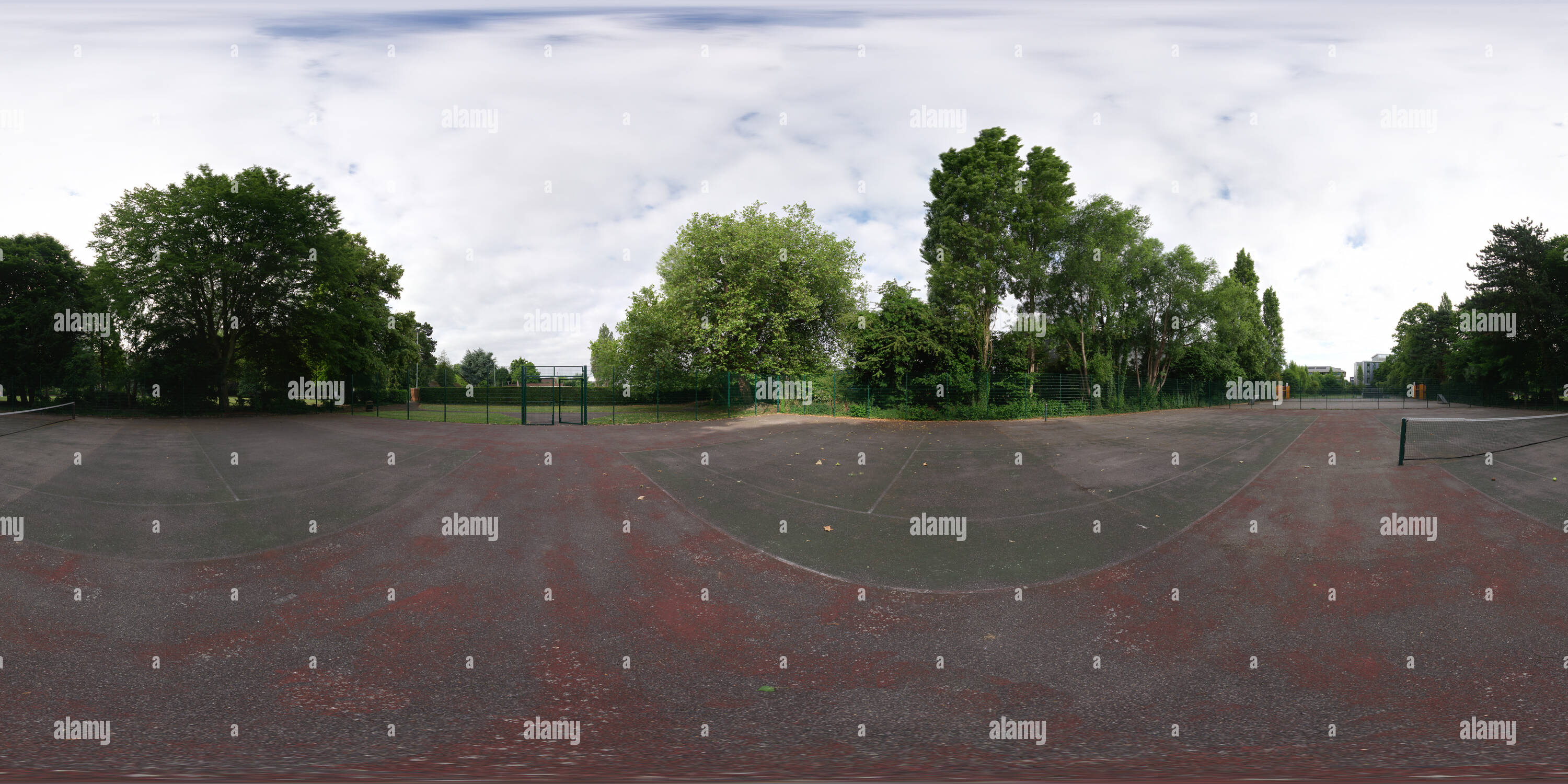 Visualizzazione panoramica a 360 gradi di Fassnidge Park Campo da Tennis