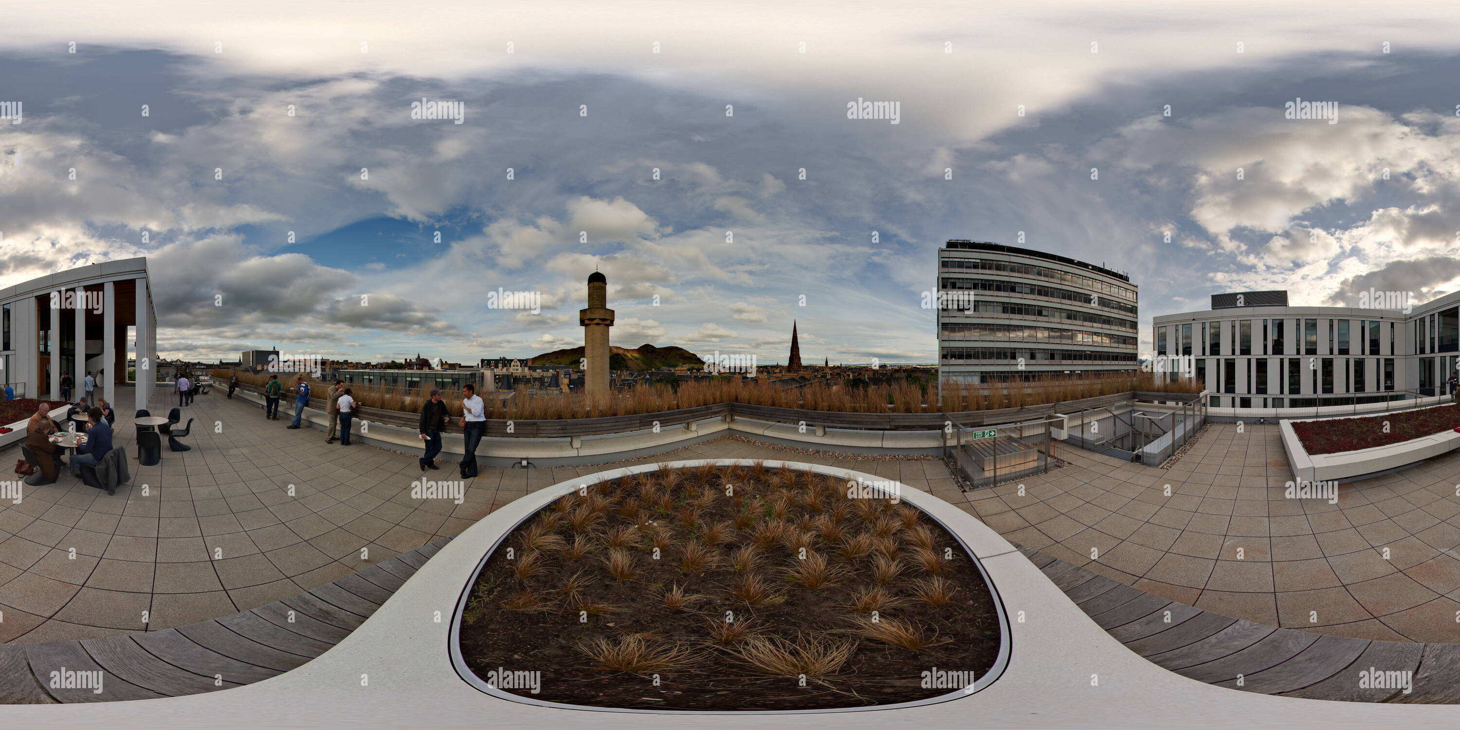 Visualizzazione panoramica a 360 gradi di Tetto del forum di informatica, Edimburgo